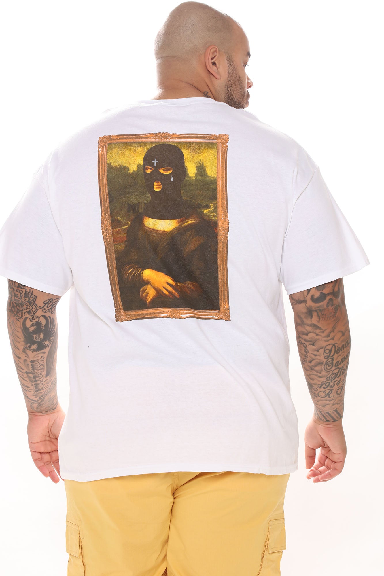 No Face No Case Short Sleeve Tee - White - Image 10