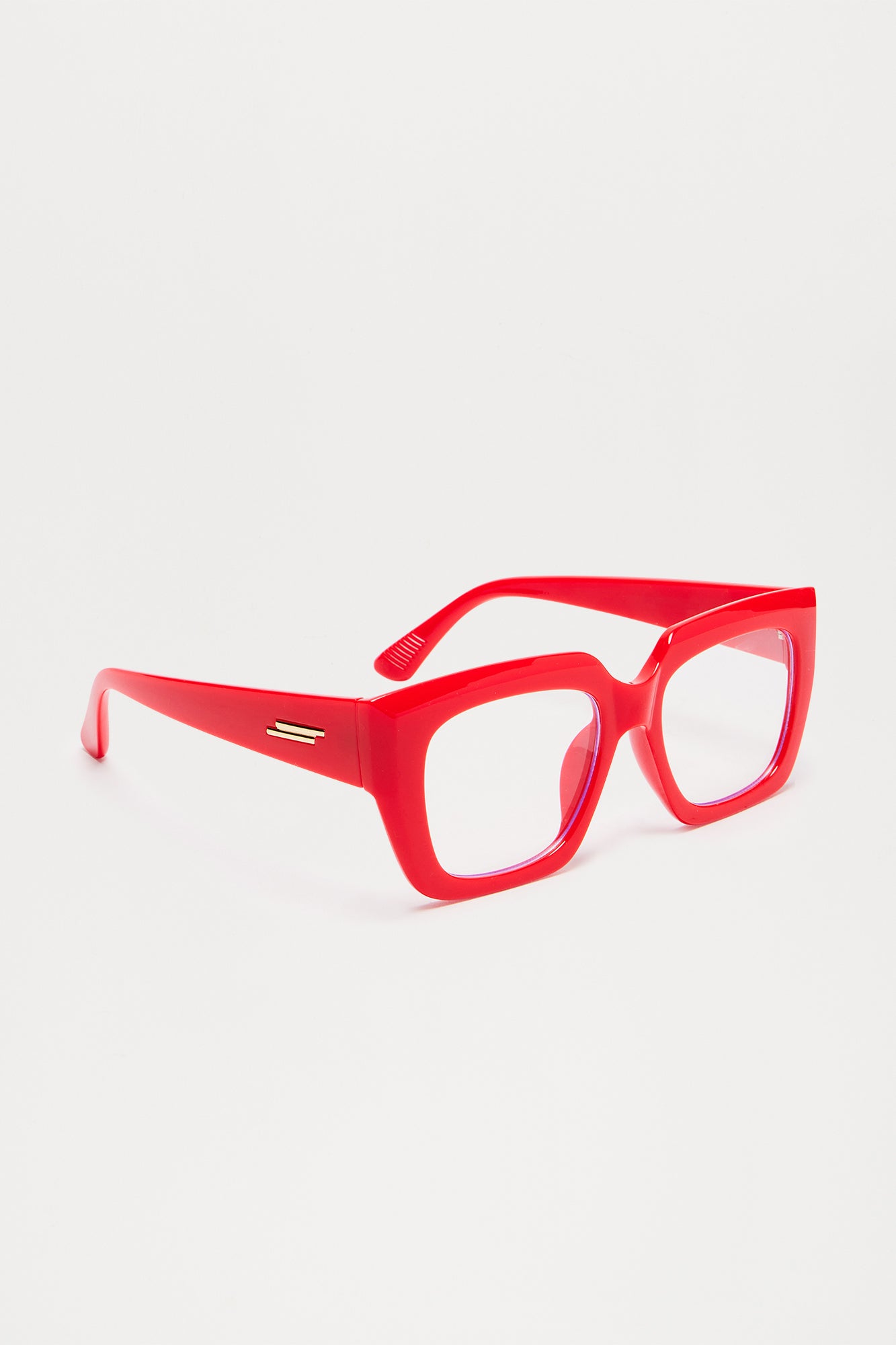 Executive Meeting Blue Light Glasses - Red - Image 4