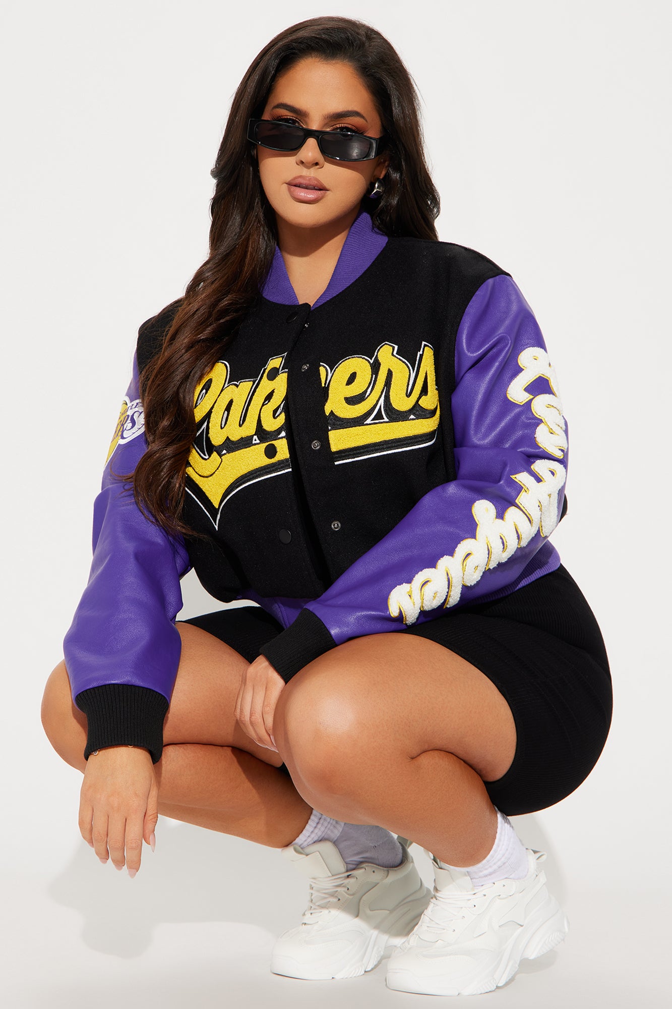 Lakers Legacy Bomber Jacket - Black - Image 7