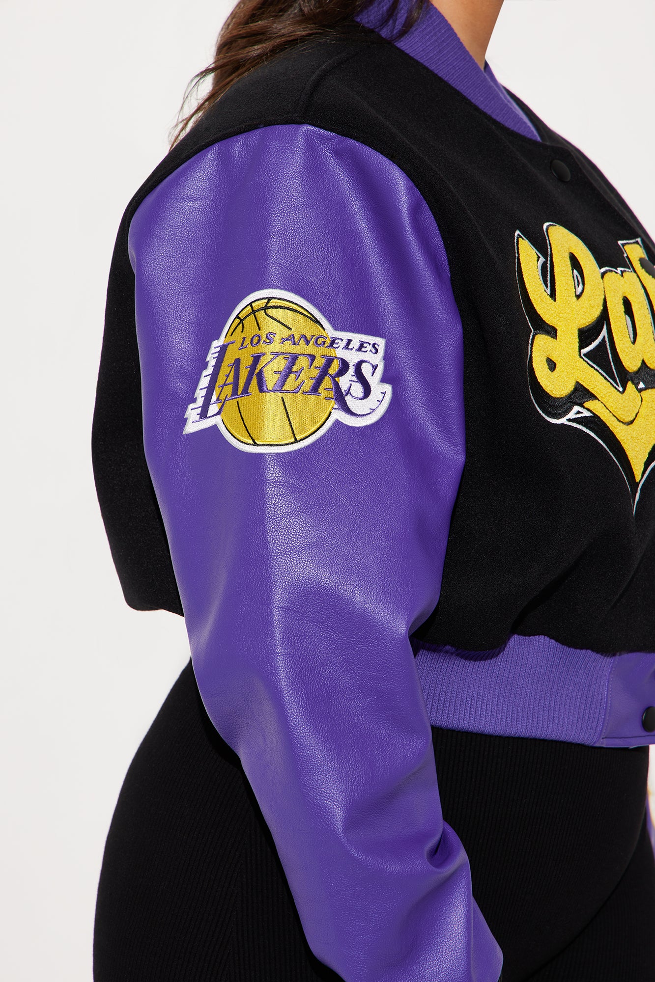 Lakers Legacy Bomber Jacket - Black - Image 12