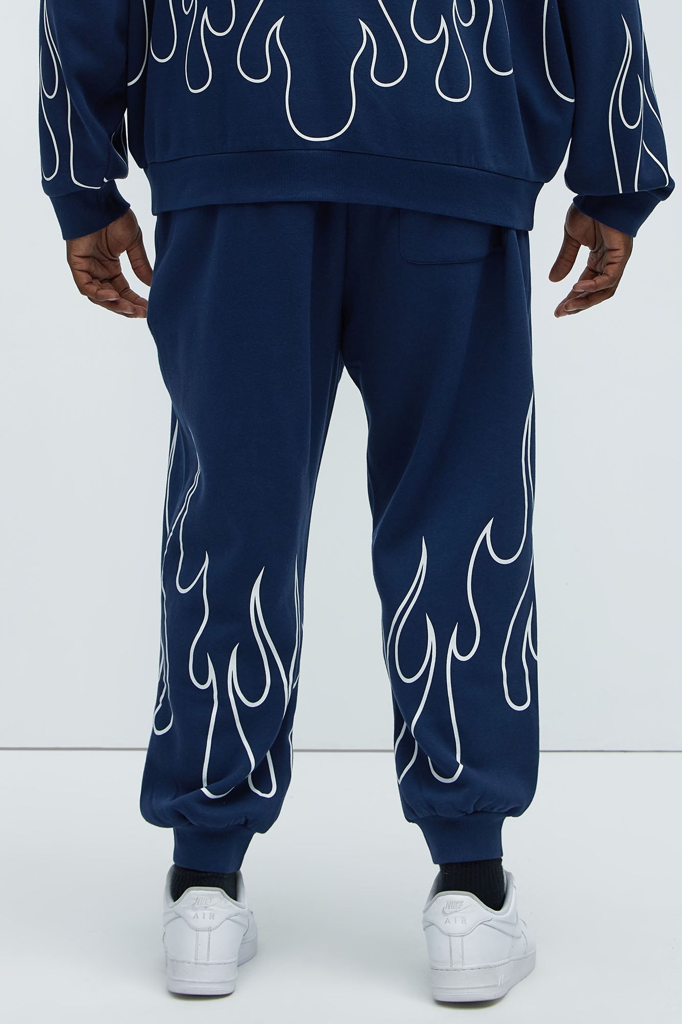 Tyson Chase Flame Relaxed Jogger - Navy/combo - Image 9
