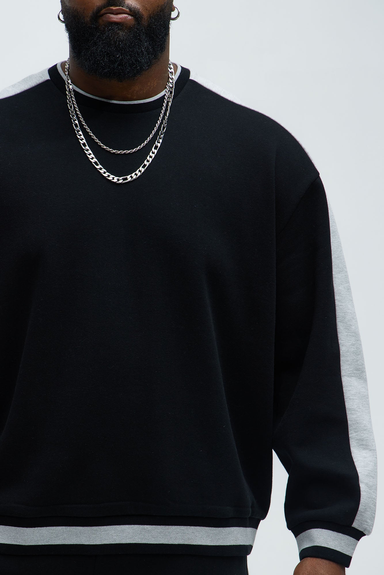 Tyson Drayton Contrast Sweatshirt - Black/combo - Image 7
