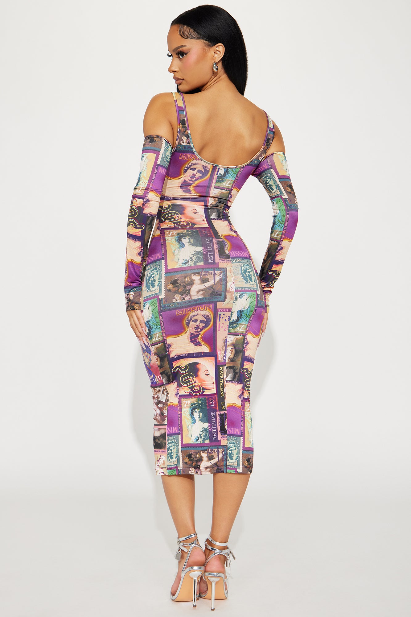 Alexis Midi Dress - Multi Color - Image 3