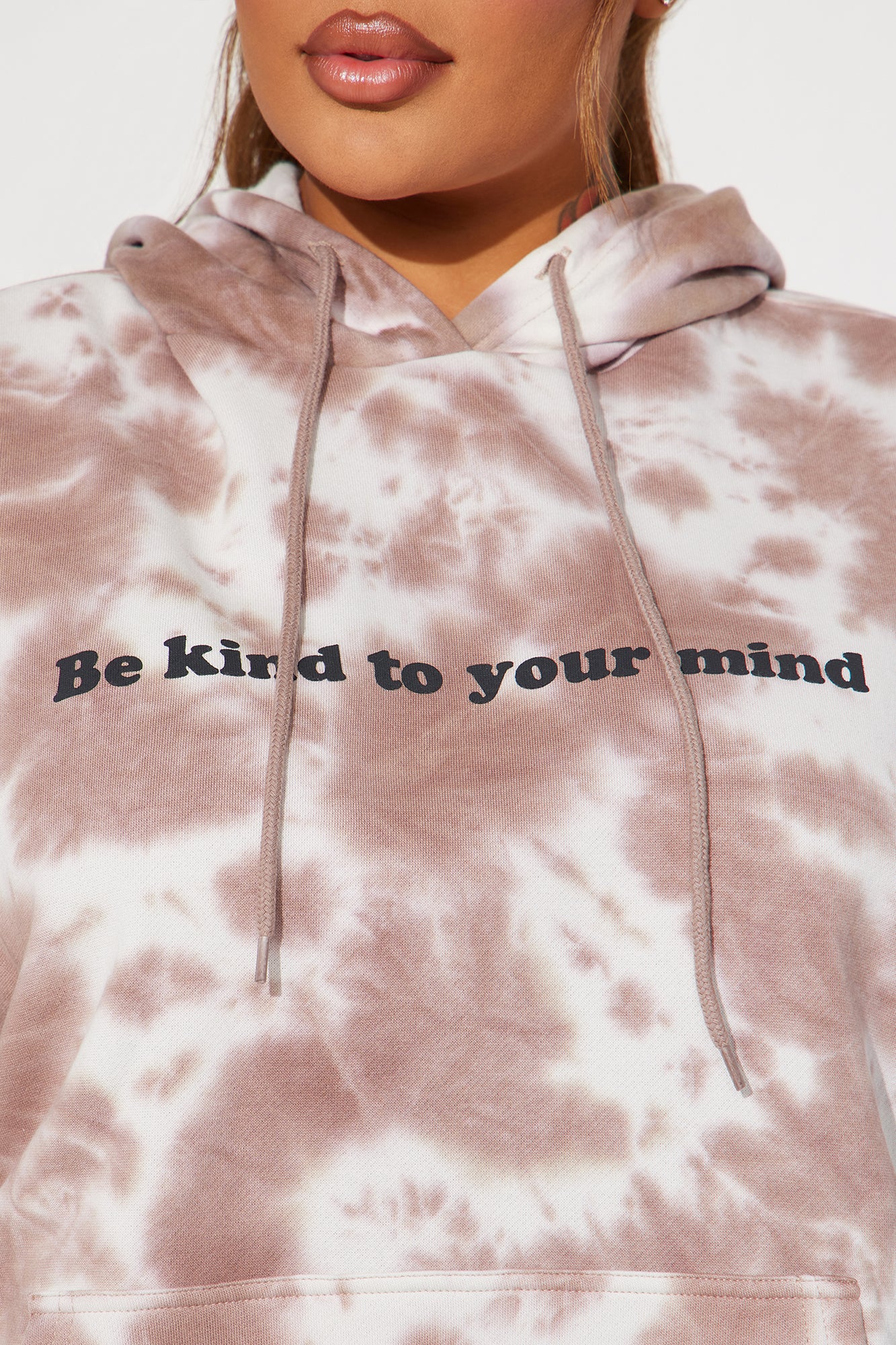 Be Kind Tie Dye Jogger Set - Mocha/combo - Image 9