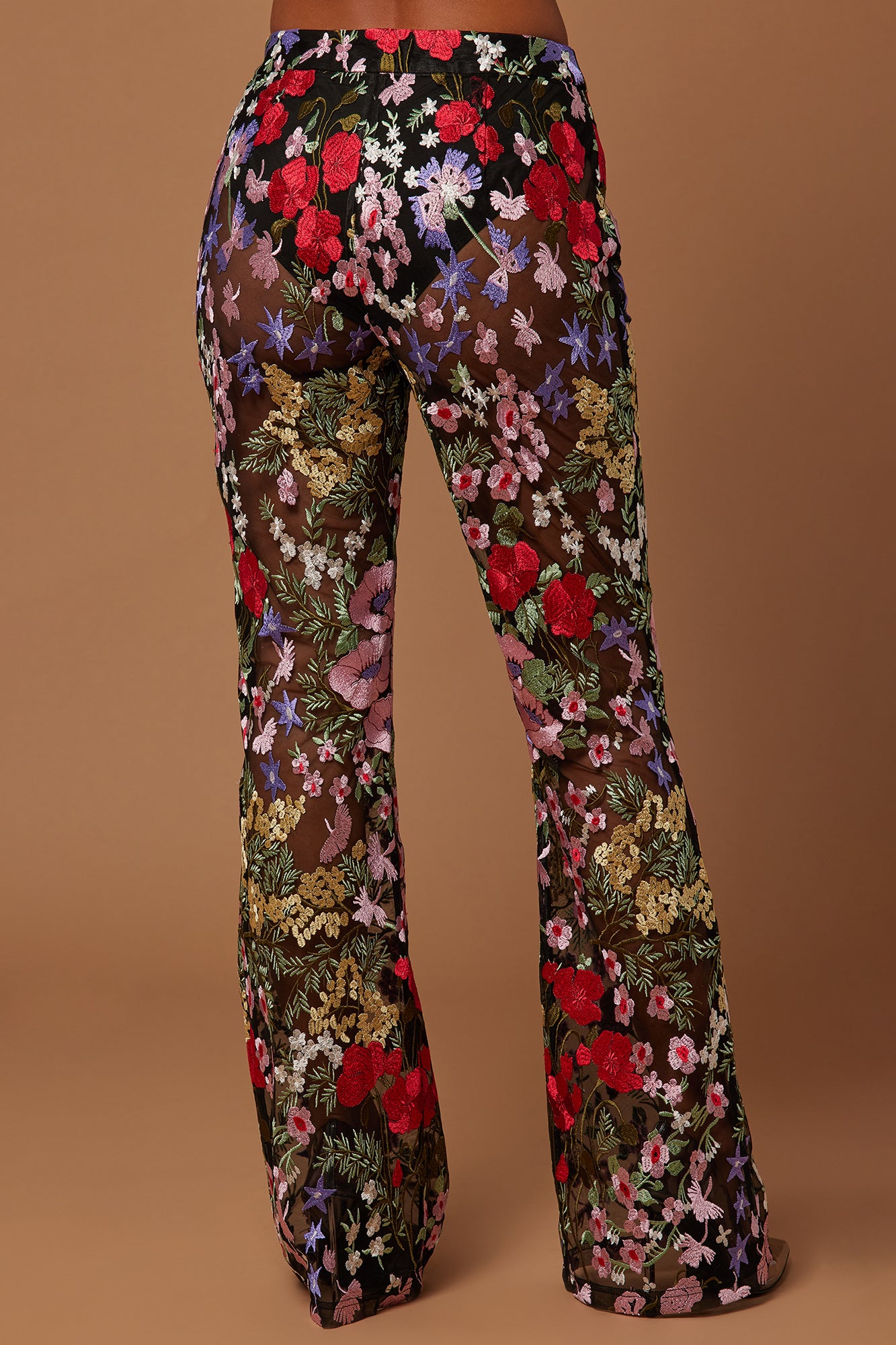 Erin Embroidered Pant - Black/combo - Image 4