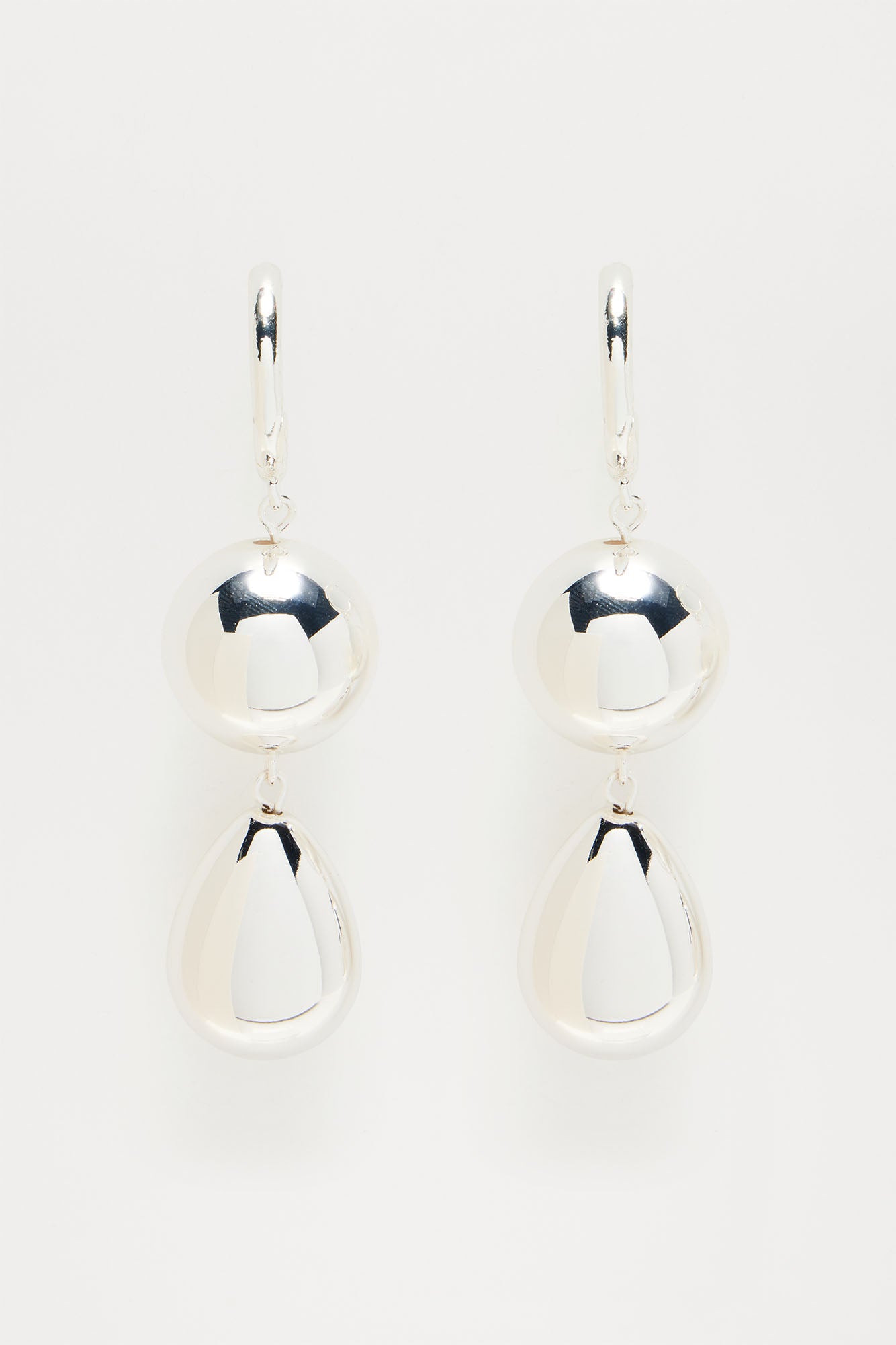 While The Night Is Young Earrings - Silver - Image 3