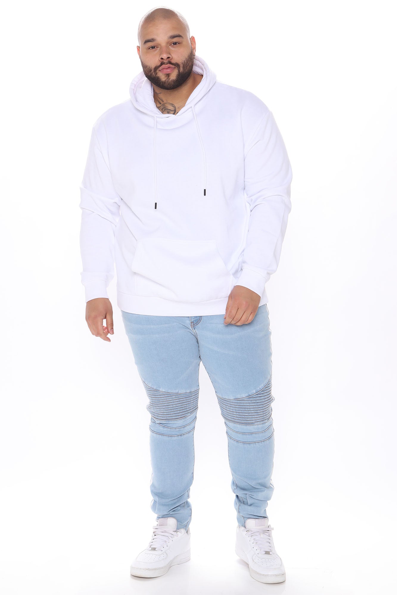 Tyson Hoodie - White - Image 9