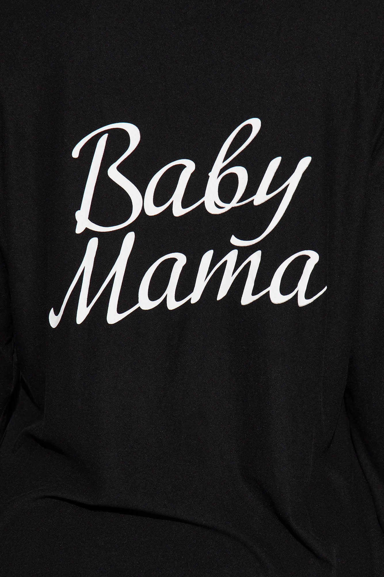 Baby Mama PJ Pant Set - Black - Image 4