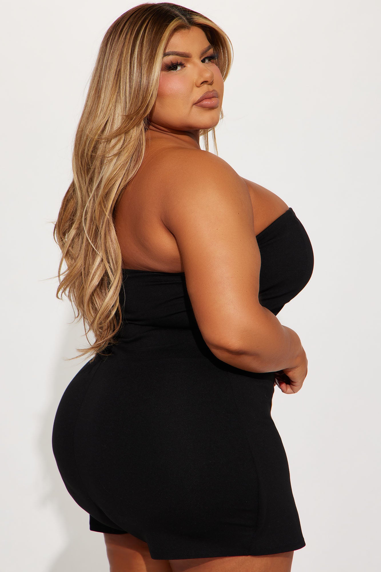 Talk It Over Romper - Black - Image 7