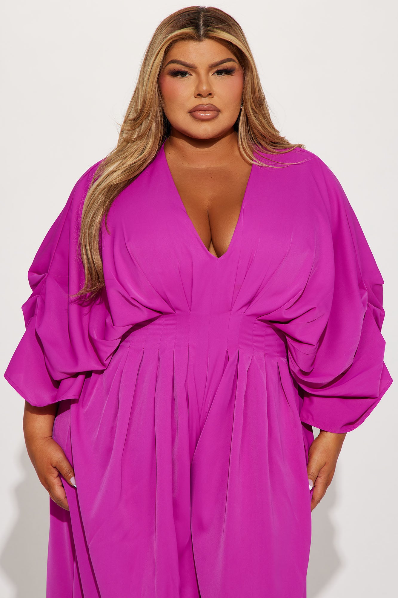 Shout It Out Jumpsuit - Fuchsia - Image 6
