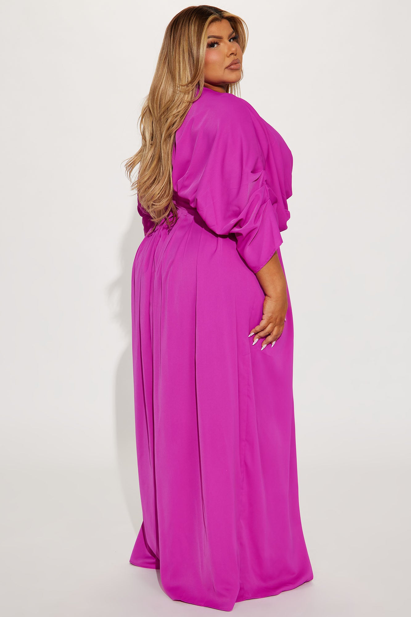 Shout It Out Jumpsuit - Fuchsia - Image 4