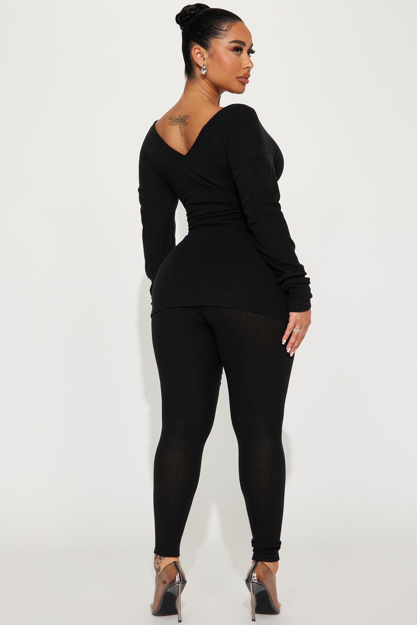 Watch Me Legging Set - Black - Image 4