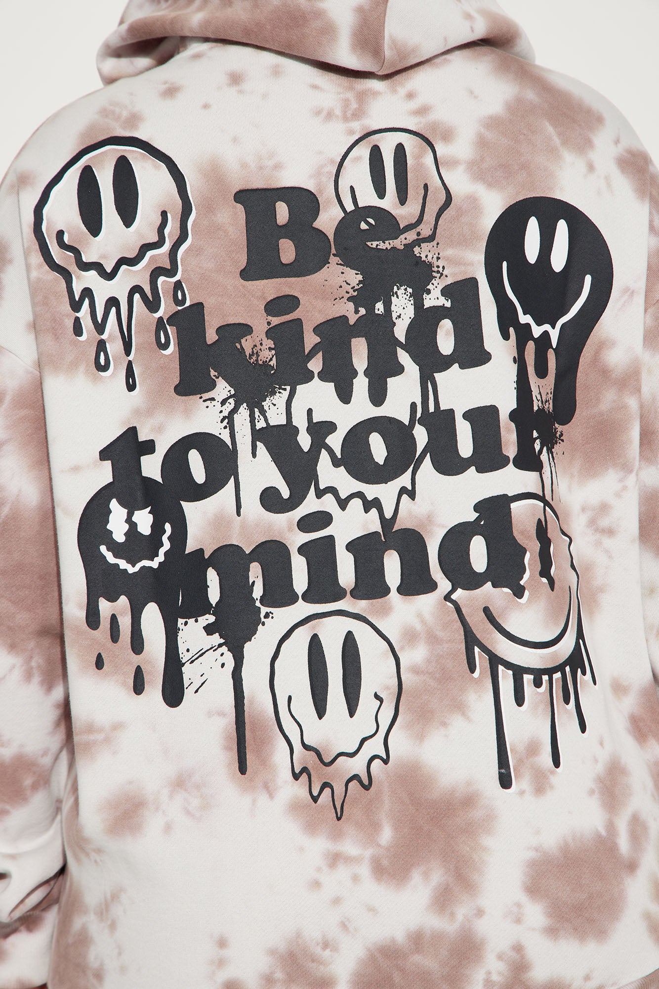 Be Kind Tie Dye Jogger Set - Mocha/combo - Image 5