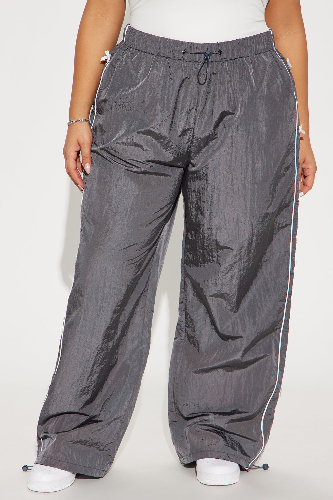 Trina Windbreaker Track Pant - Charcoal - Image 5