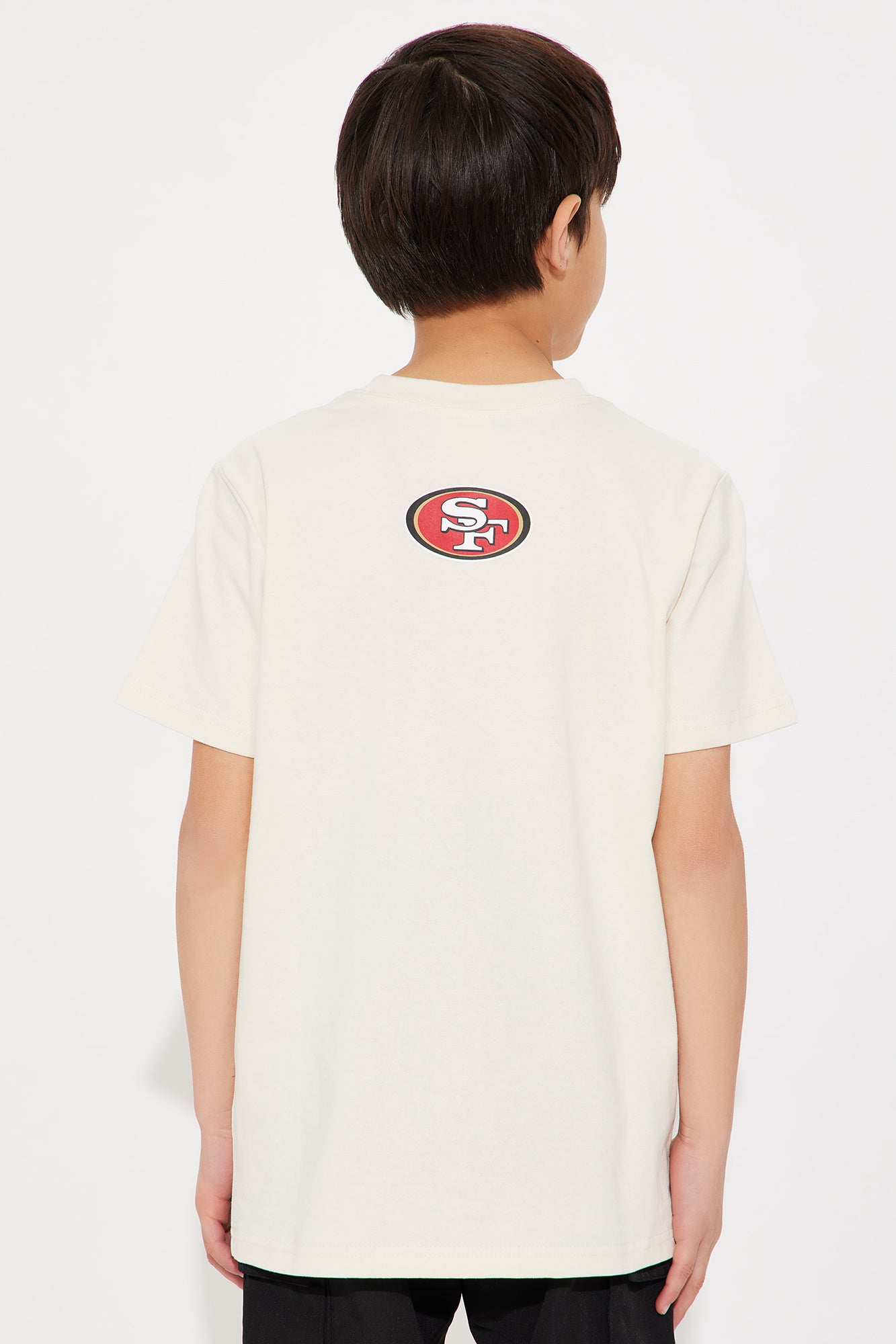 Mini 49ers Upfront Short Sleeve Tee - Cream - Image 5