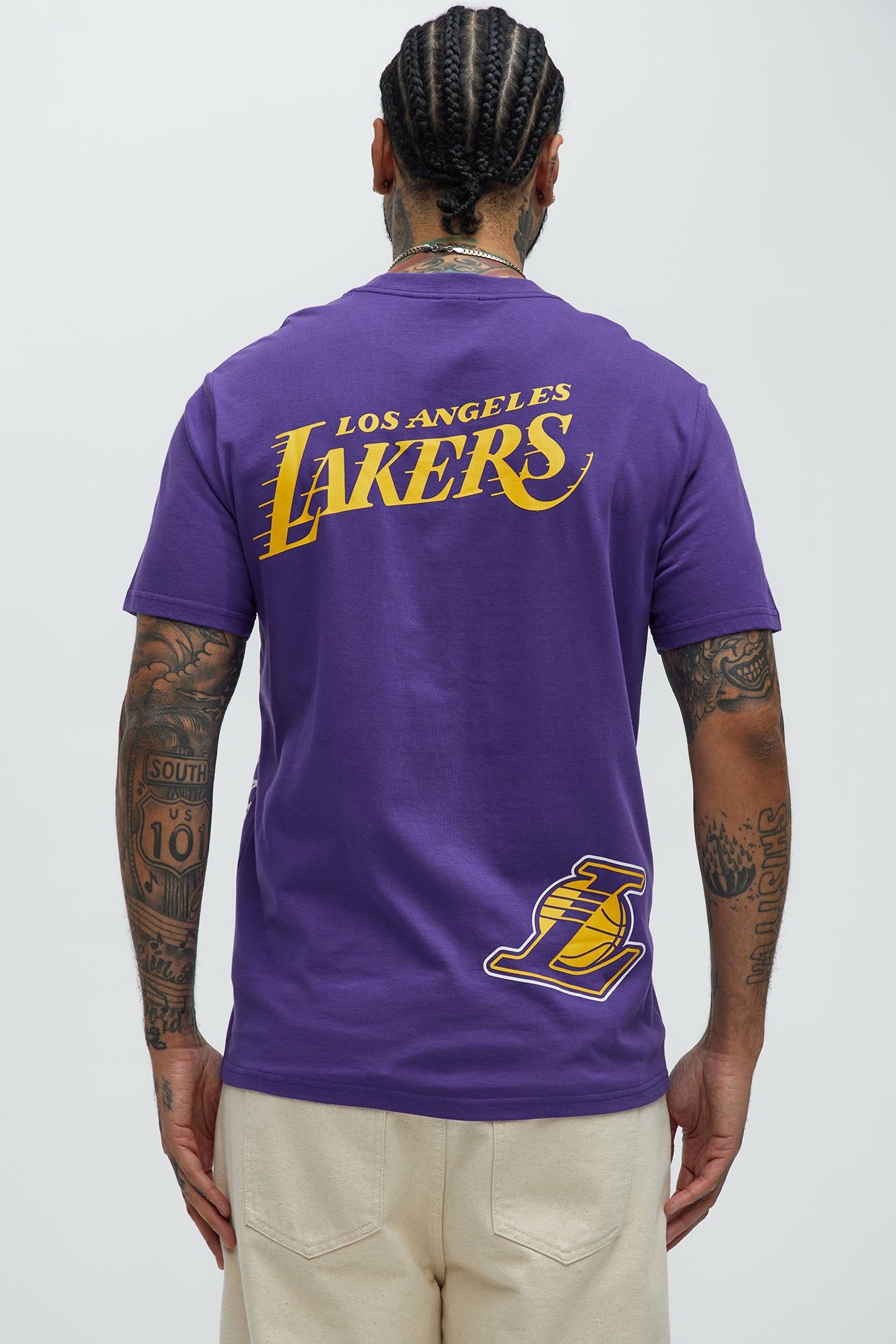 Lakers Slap Shots Short Sleeve Tee - Purple - Image 3