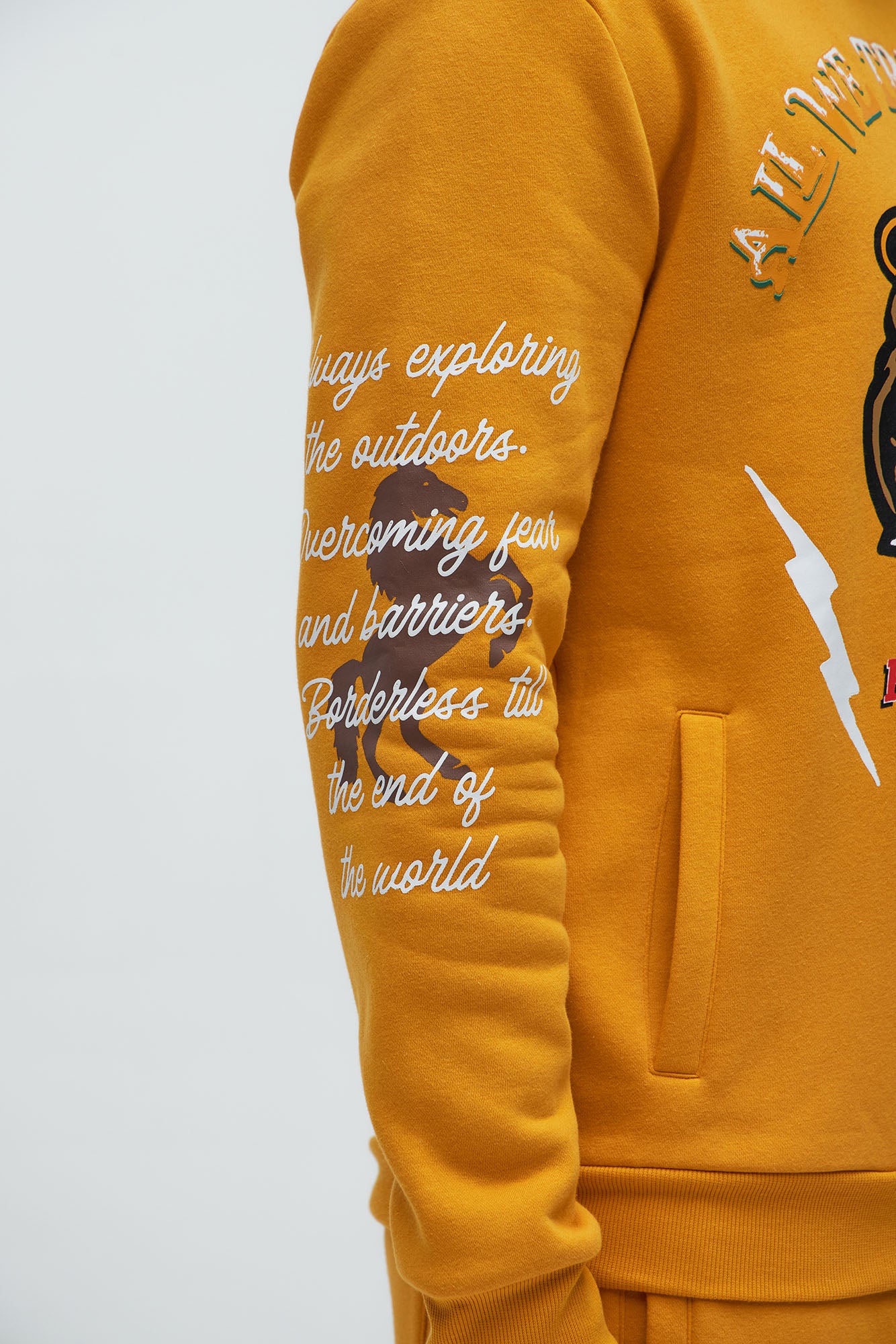 Bully University Hoodie - Yellow - Image 4