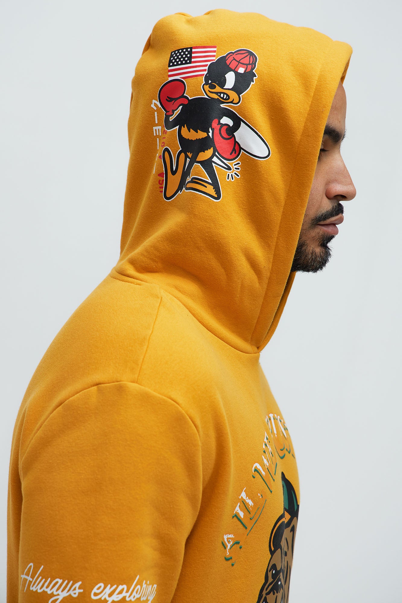 Bully University Hoodie - Yellow - Image 6