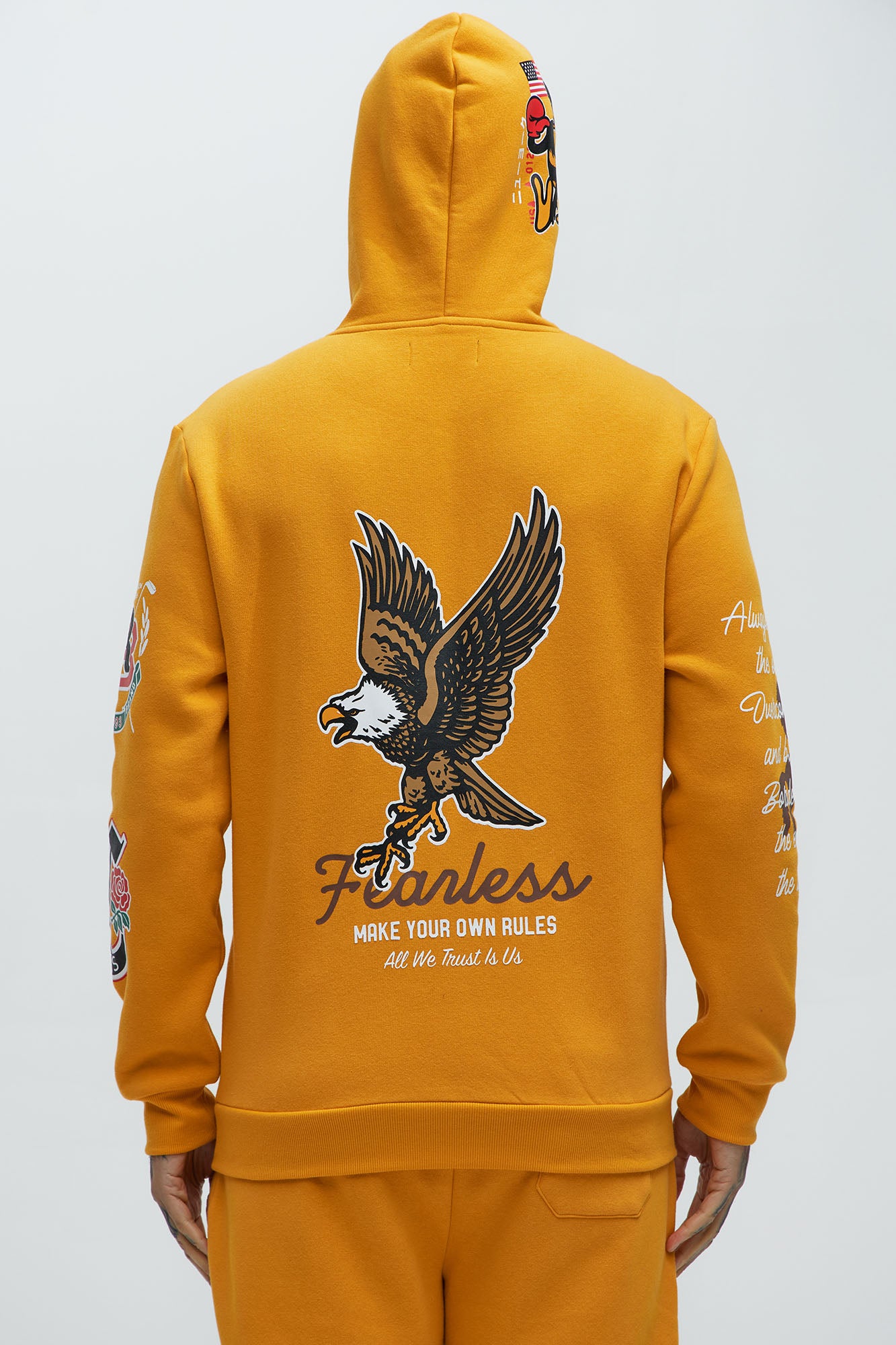 Bully University Hoodie - Yellow - Image 7