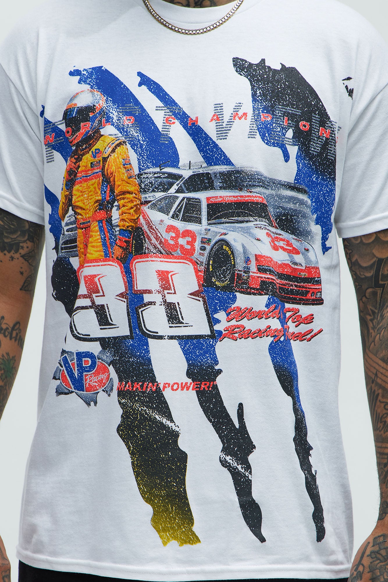 VP Racing Fast View Short Sleeve Tee - White - Image 4