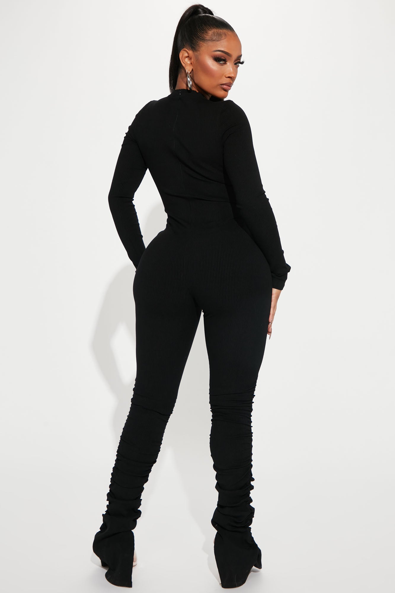Claudia Snatched Jumpsuit - Black - Image 4