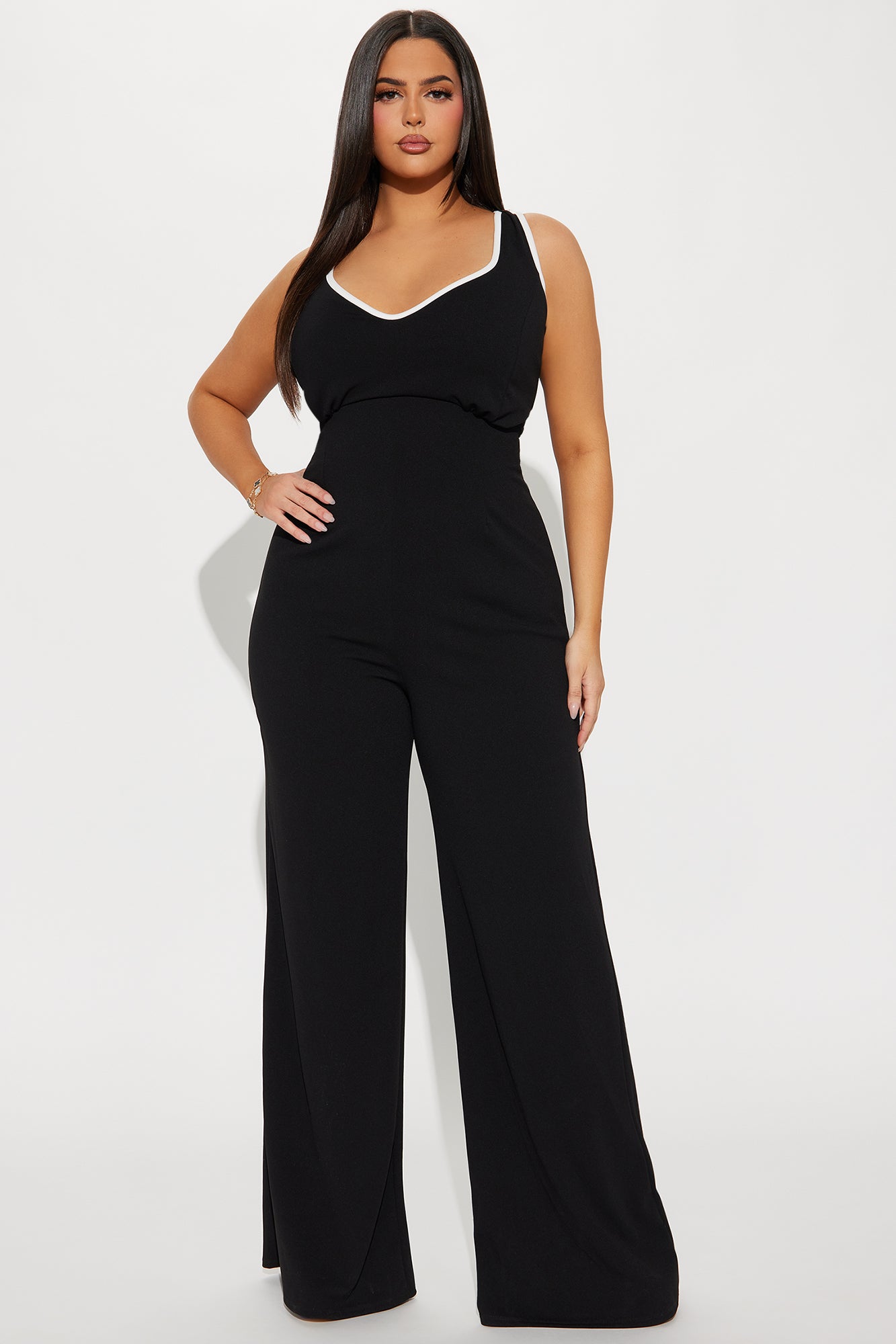 Meet Me Halfway Jumpsuit - Black - Image 4
