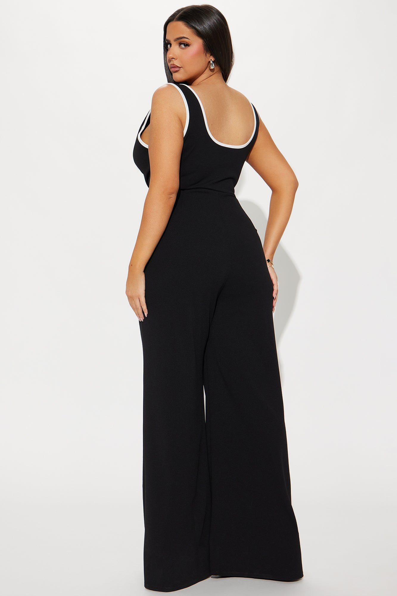 Meet Me Halfway Jumpsuit - Black - Image 6