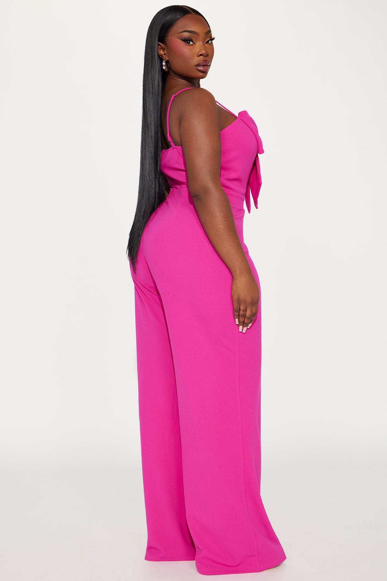 Your Best Wish Jumpsuit  - Fuchsia - Image 6