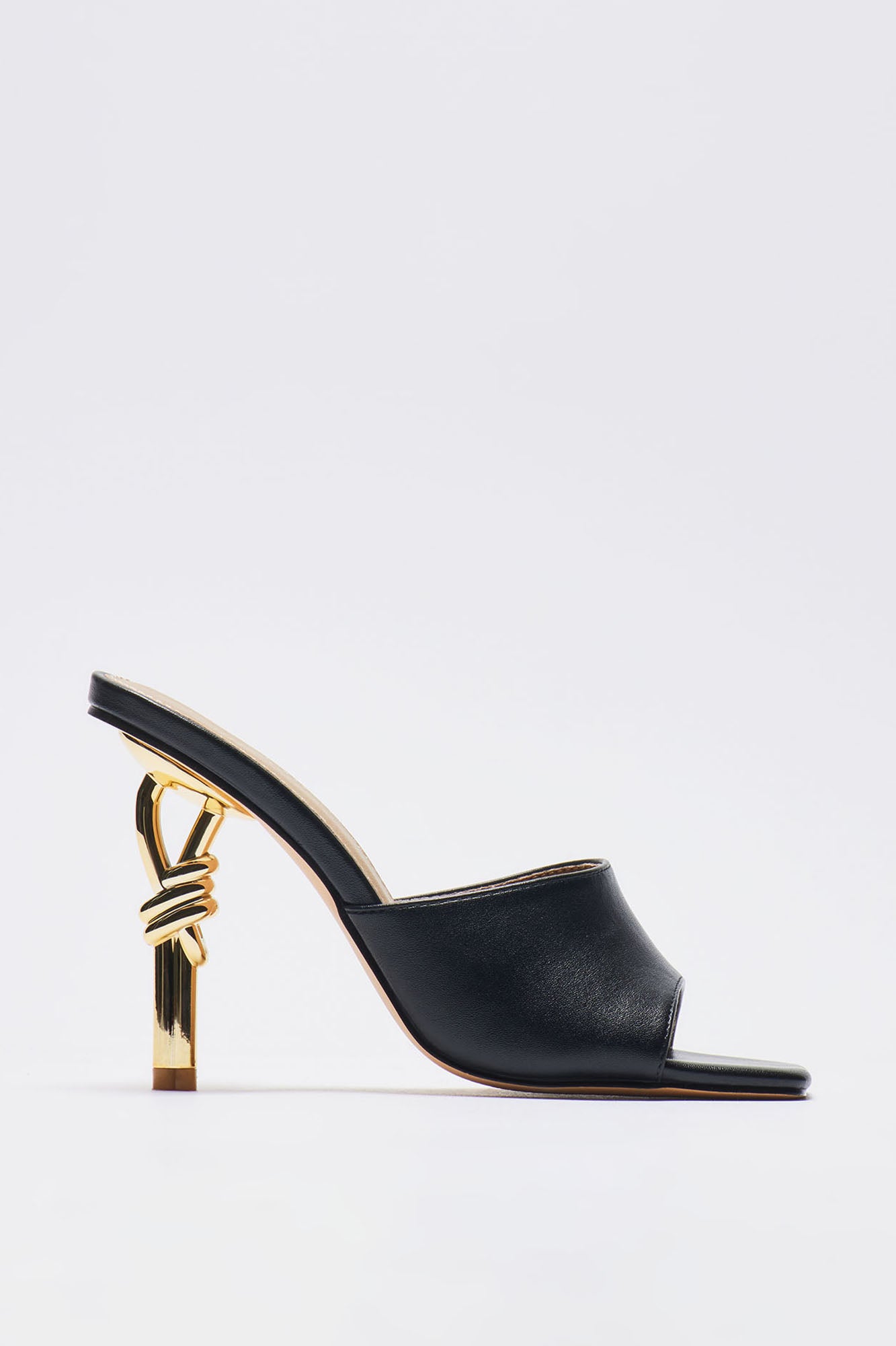 Knot Yours Novelty Mules - Black - Image 5