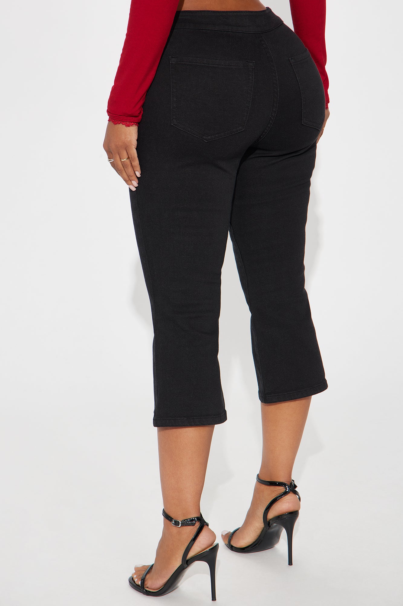 Cora Capri Pant - Black - Image 3