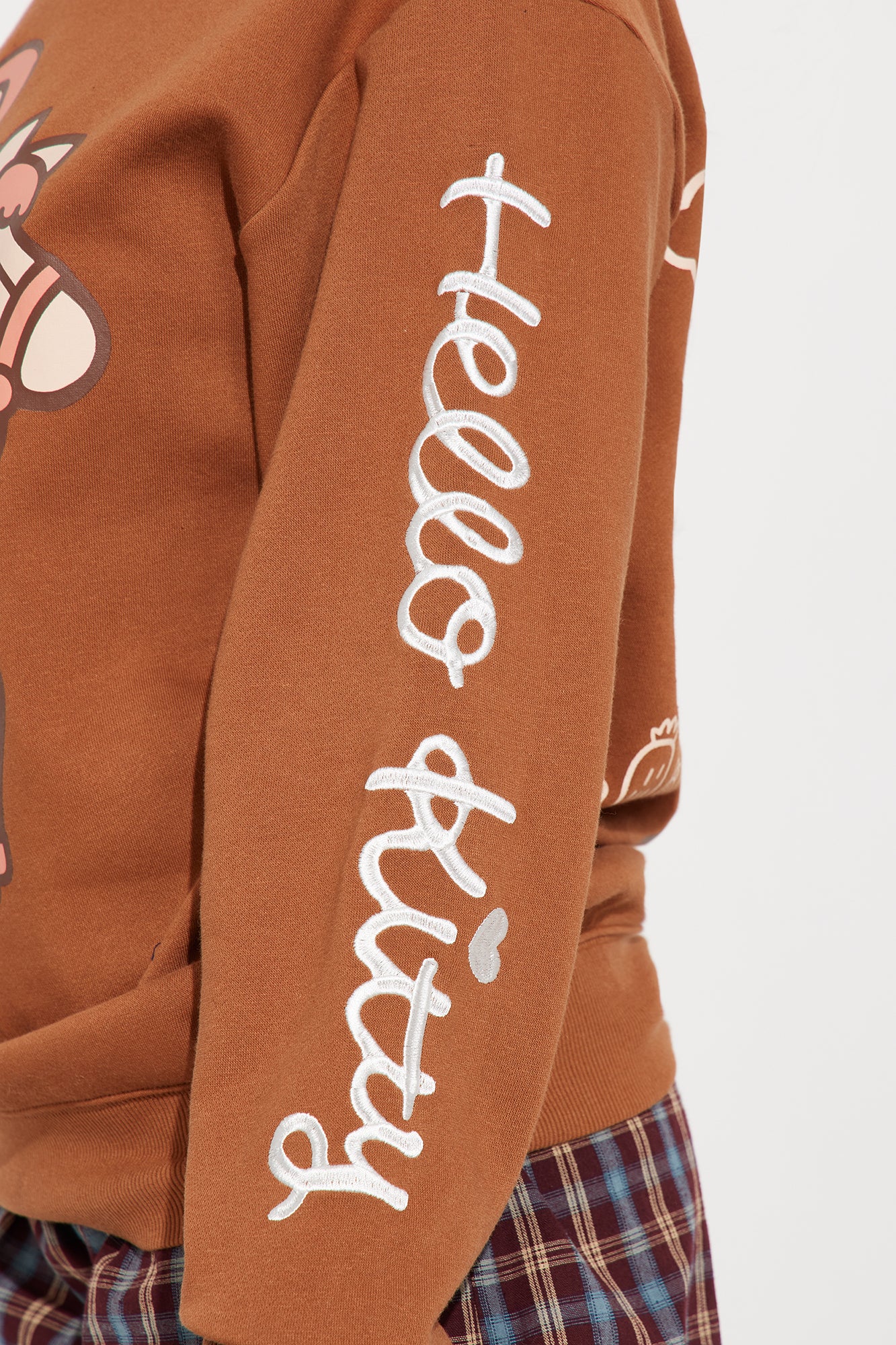 Hello Kitty Desert Rider Oversized Sweatshirt - Brown - Image 4