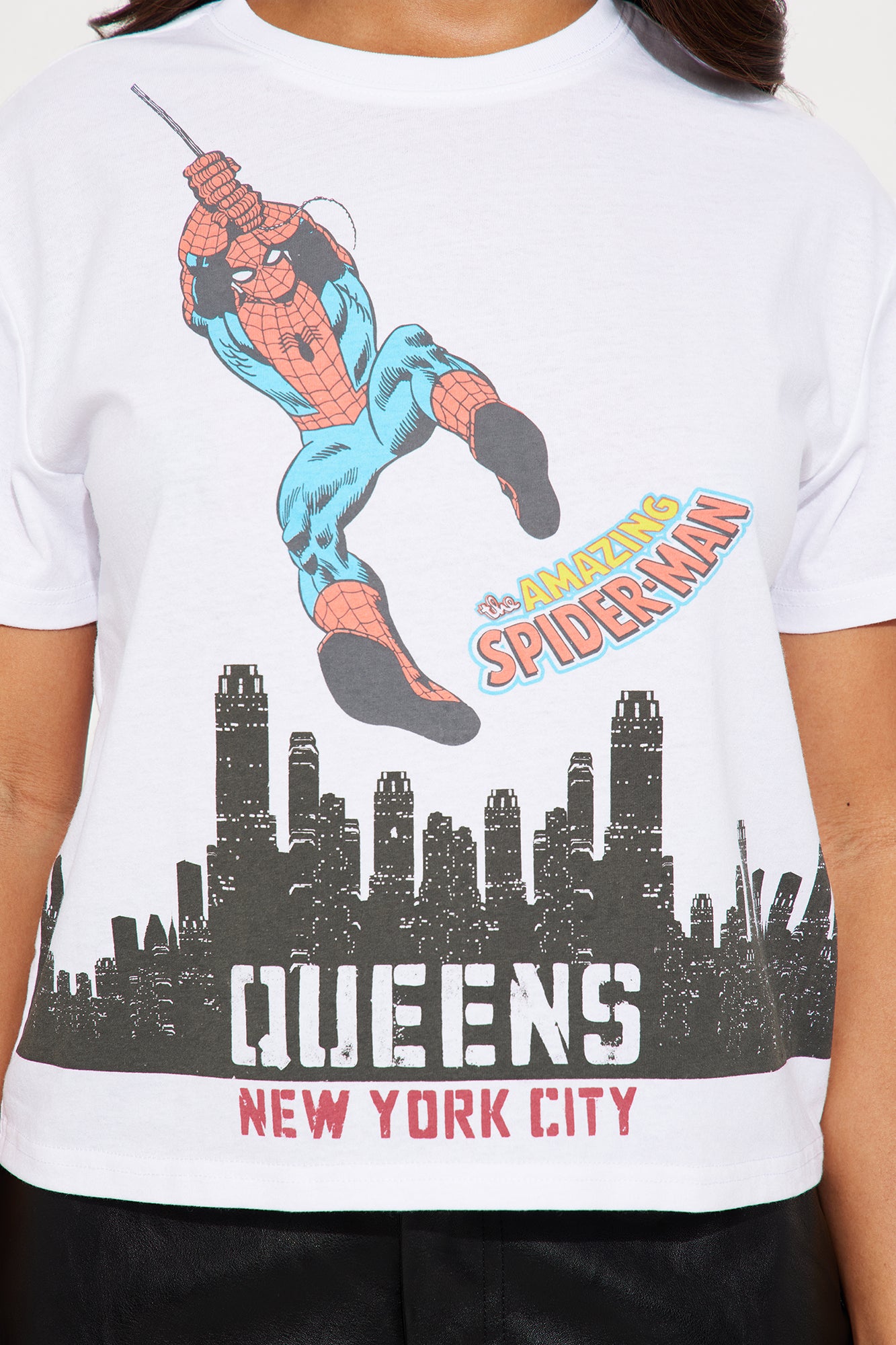 Spiderman Queens Of New York Tee - White - Image 3
