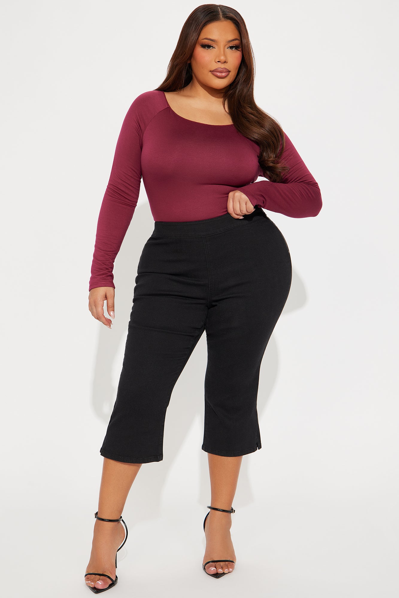 Cora Capri Pant - Black - Image 4