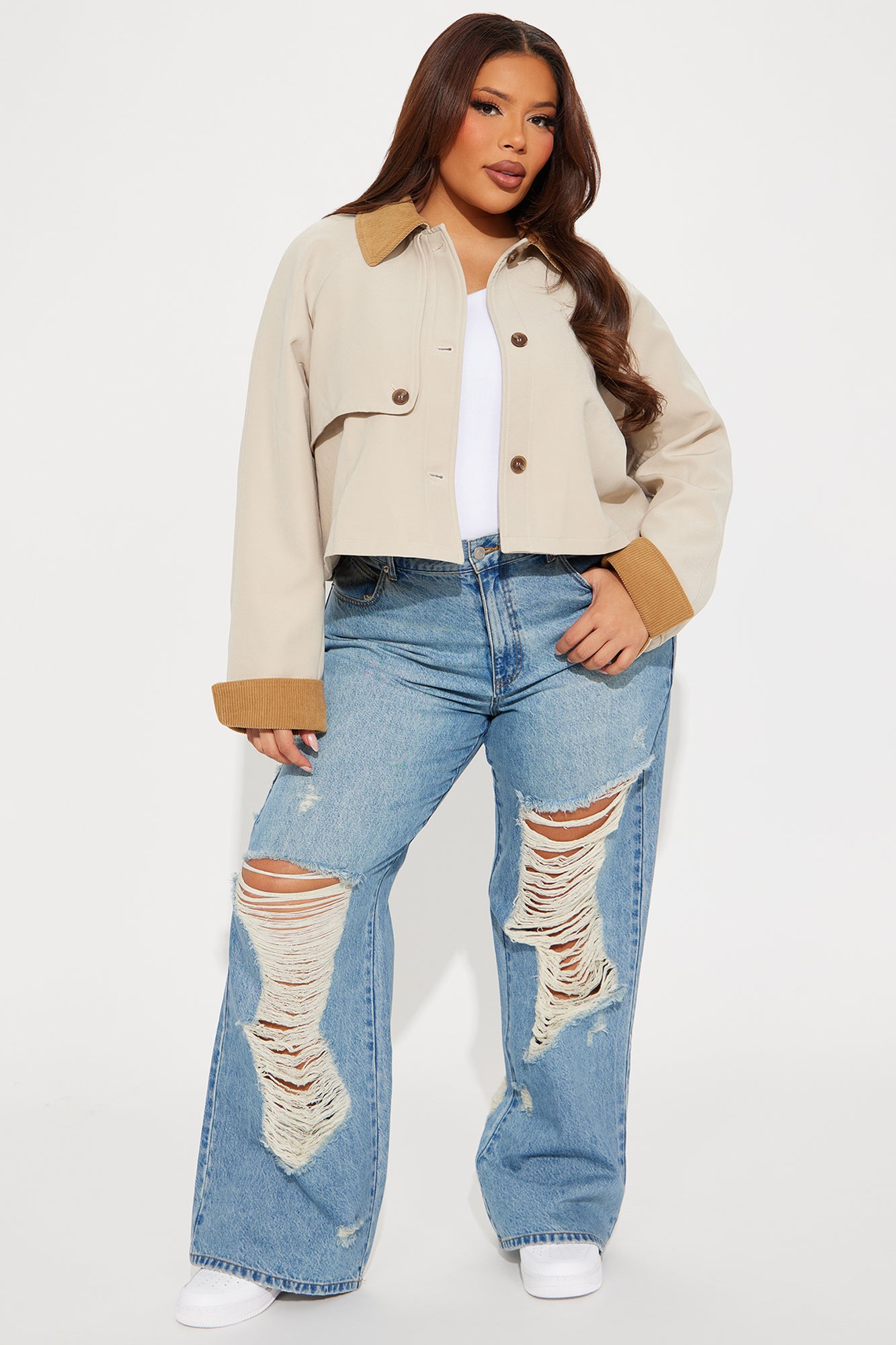 Coming Around Barn Jacket - Khaki - Image 7