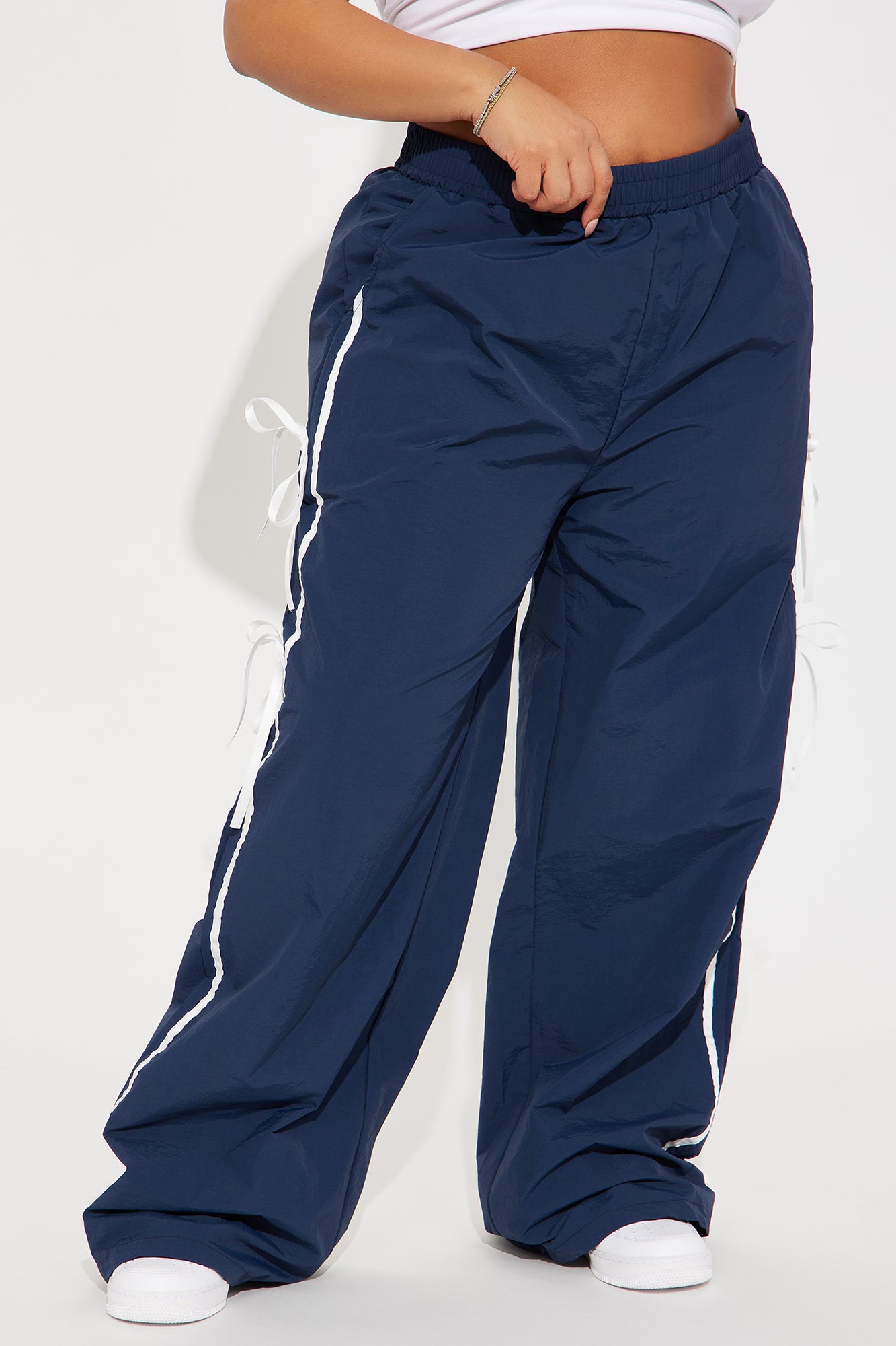 Cindy Windbreaker Track Pant - Navy - Image 7