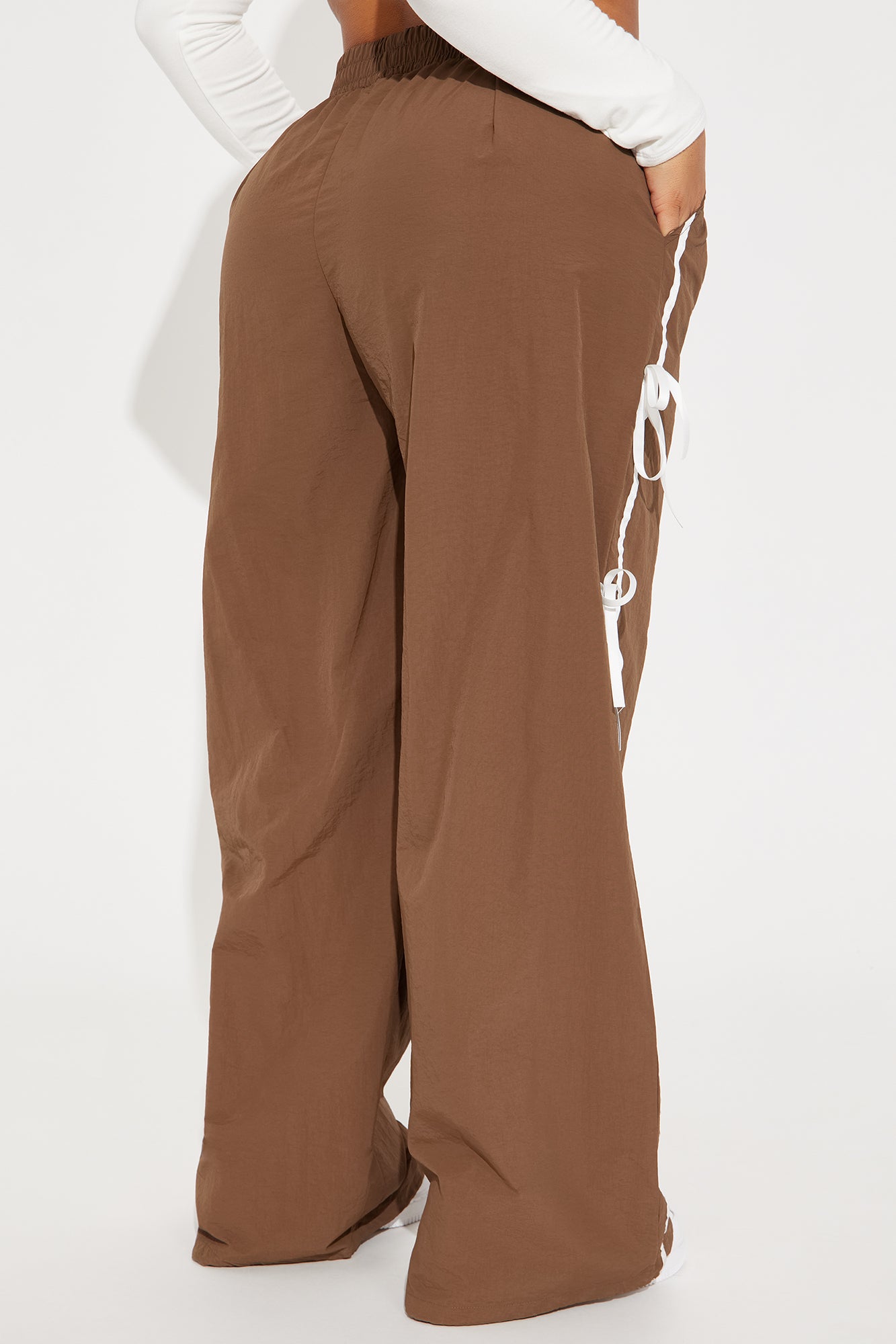 Cindy Windbreaker Track Pant - Chocolate - Image 7