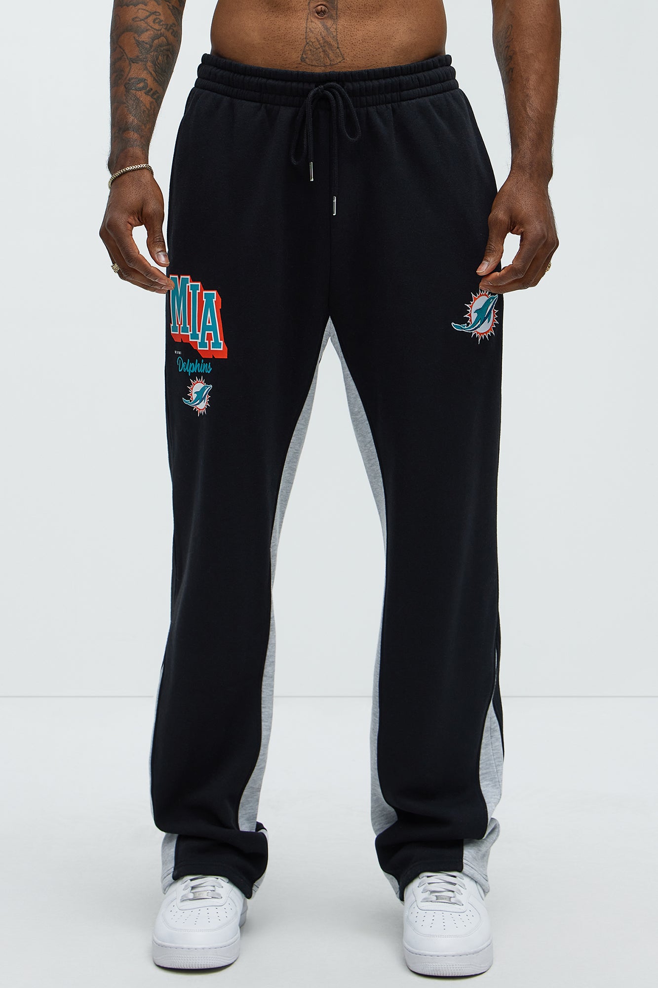 Dolphins Bold Flare Sweatpants - Black - Image 5