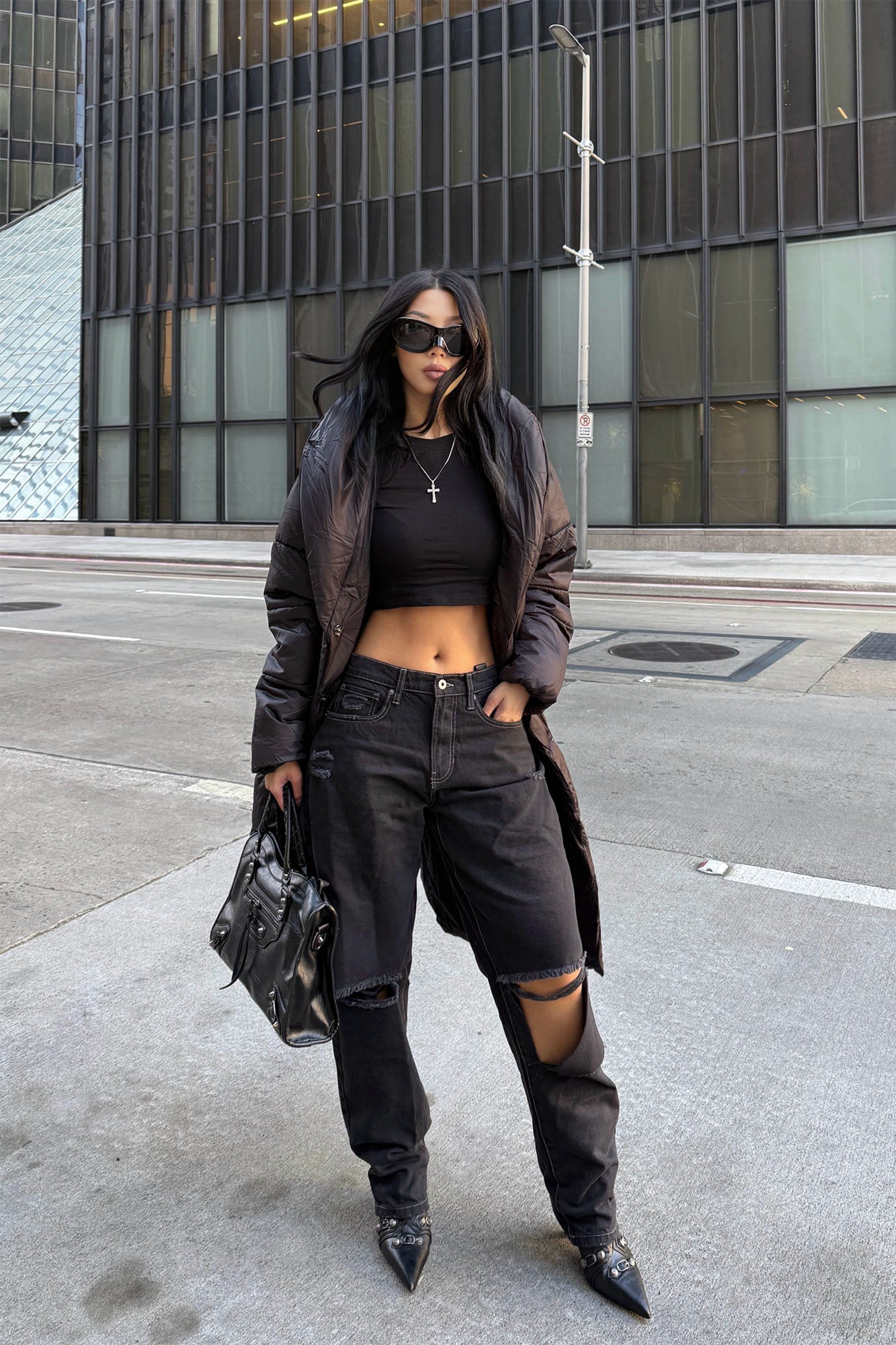 Leave It To Me Straight Leg Jeans - Black - Image 3