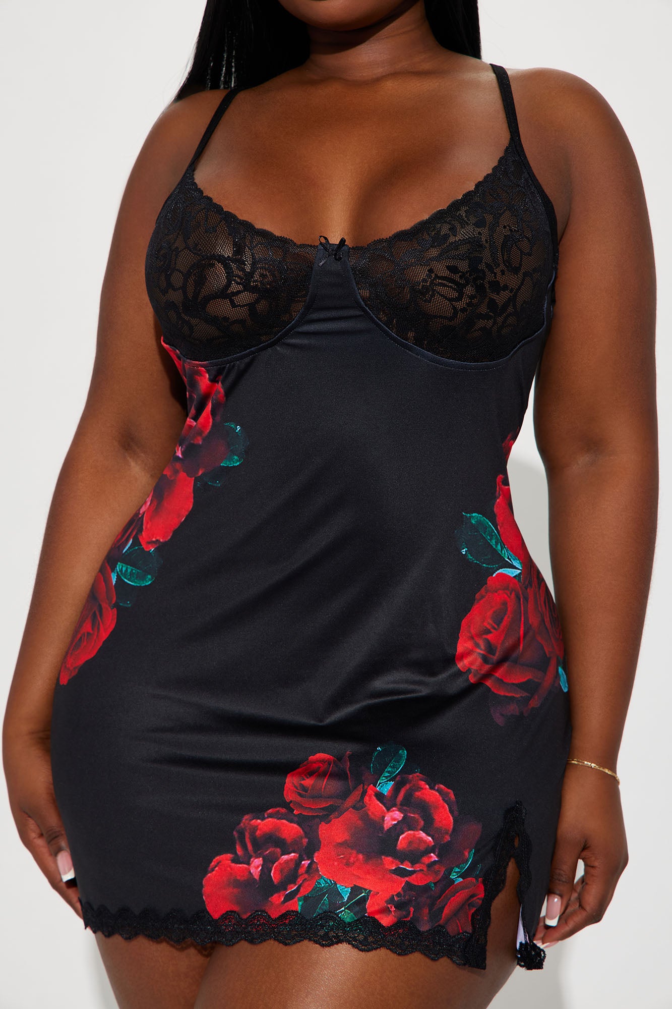 Sweeter Than Roses Babydoll - Black - Image 5
