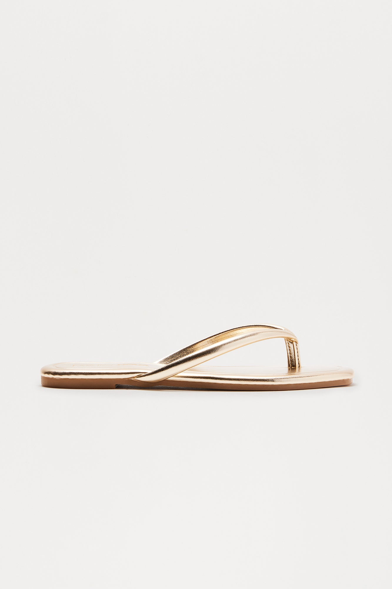Brent Metallic Flip Flops - Gold - Image 3