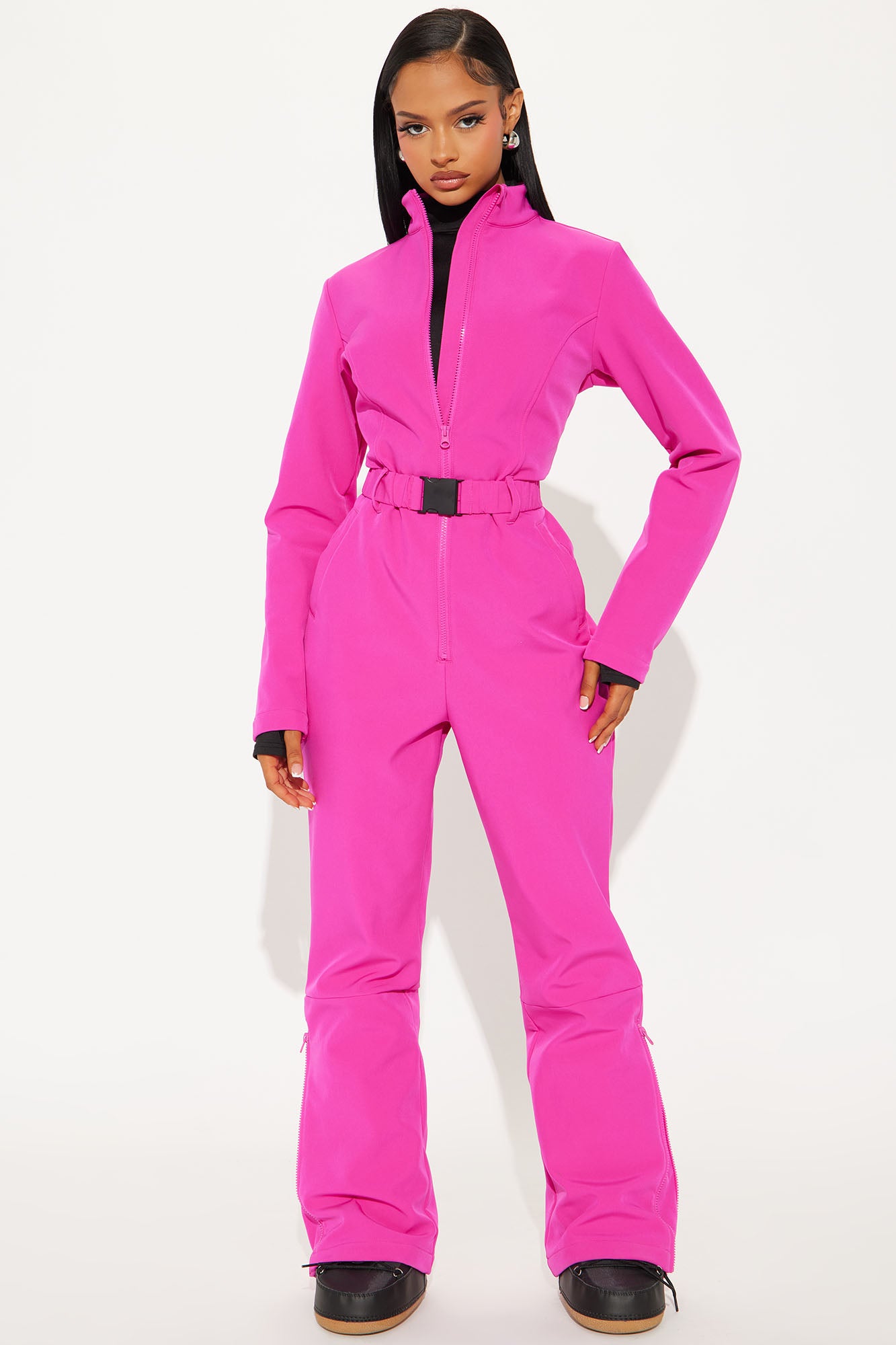 Cross Country Ski Jumpsuit - Fuchsia - Image 7