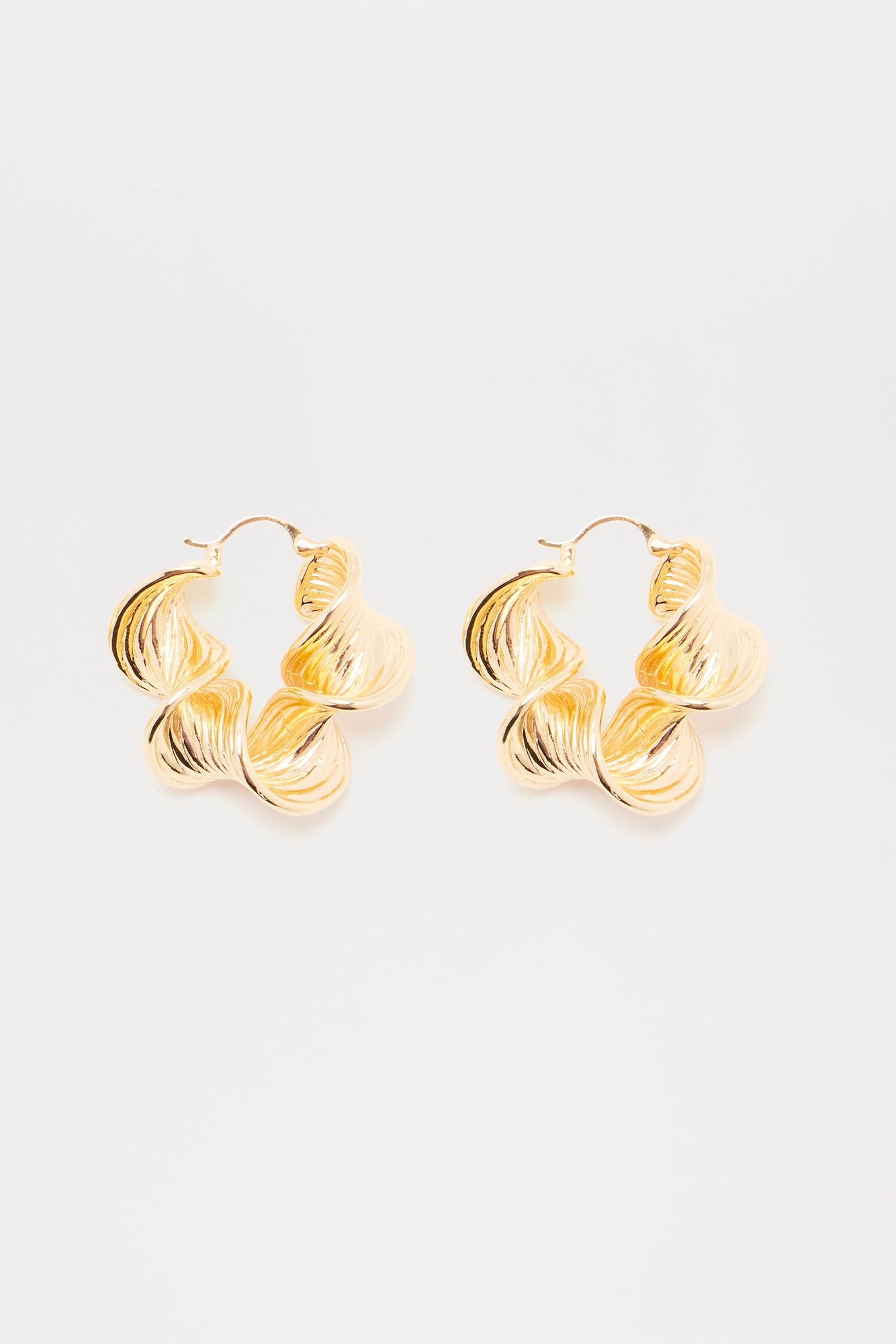 Sloane Hoop Earrings - Gold - Image 3