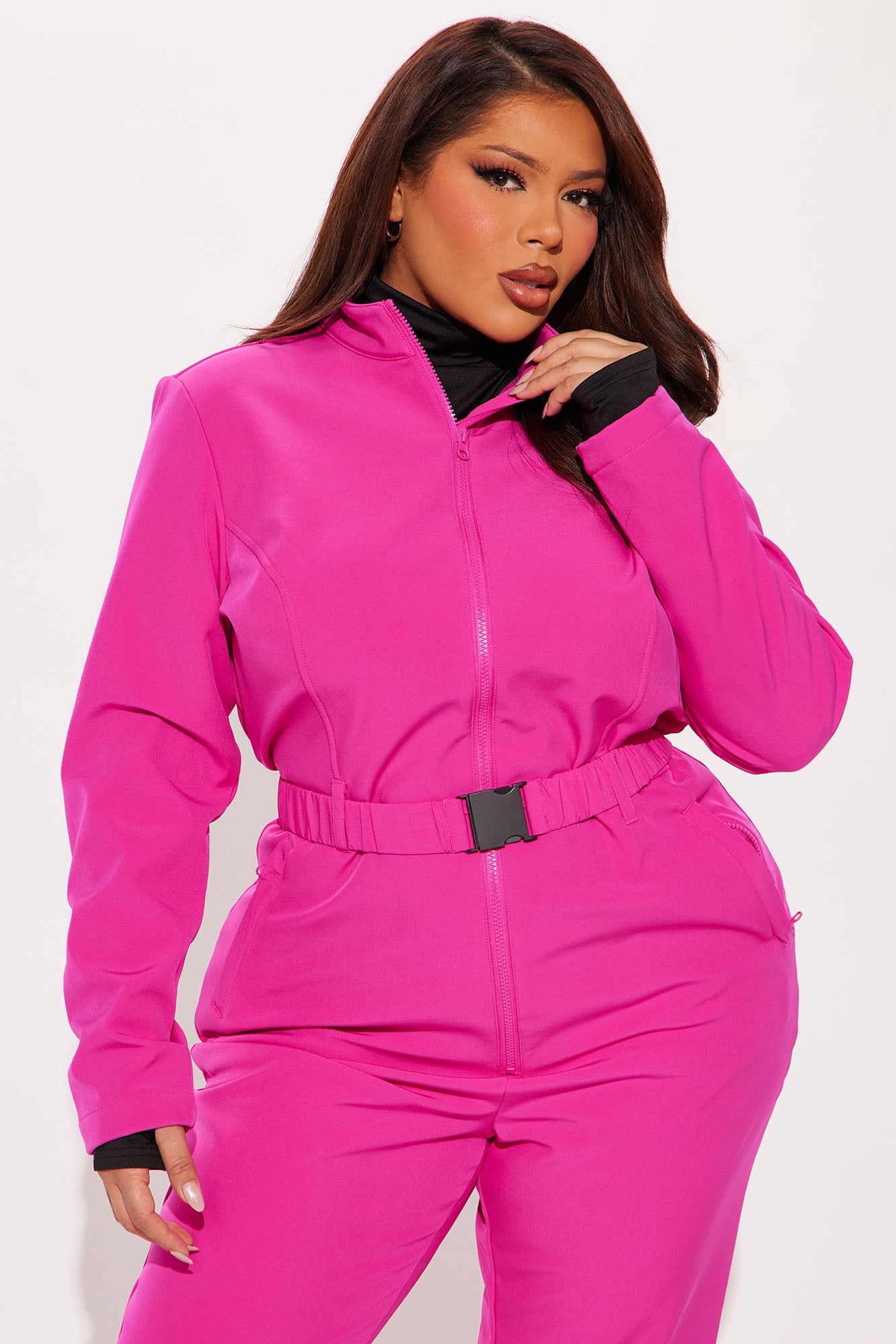 Cross Country Ski Jumpsuit - Fuchsia - Image 15