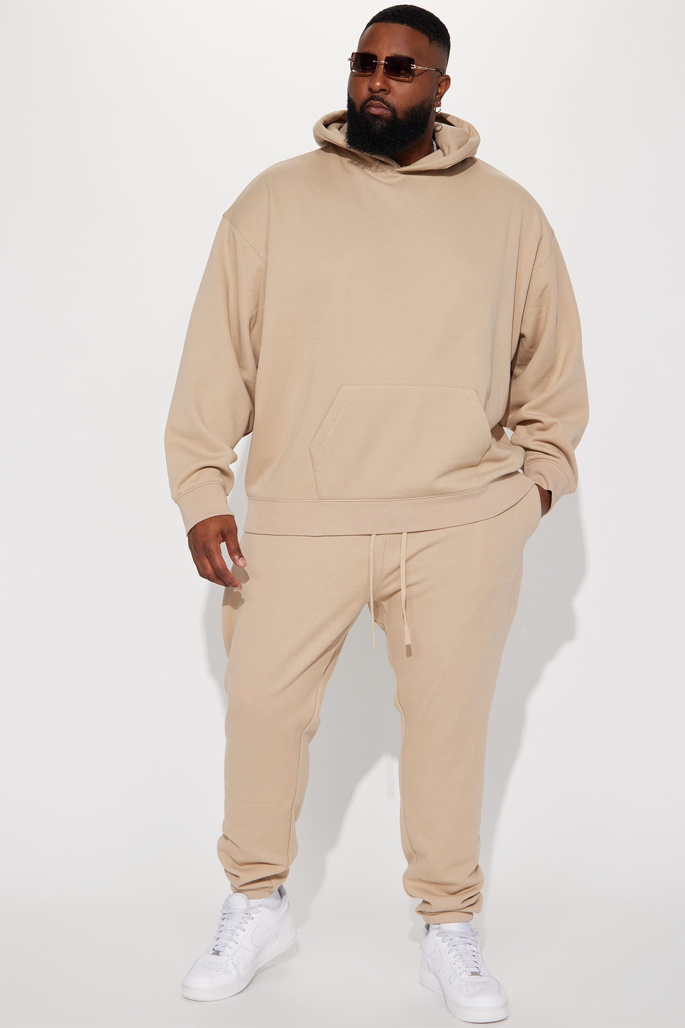 Tyson Heavyweight Sweat Jogger - Taupe - Image 14