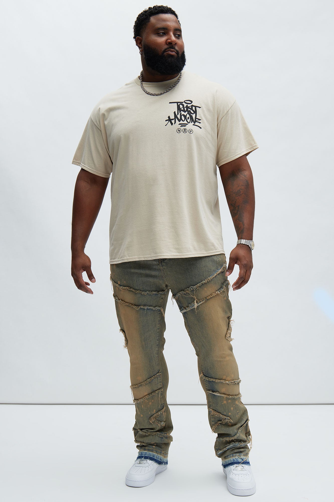 Beware Of Snakes Short Sleeve Tee - Tan - Image 7