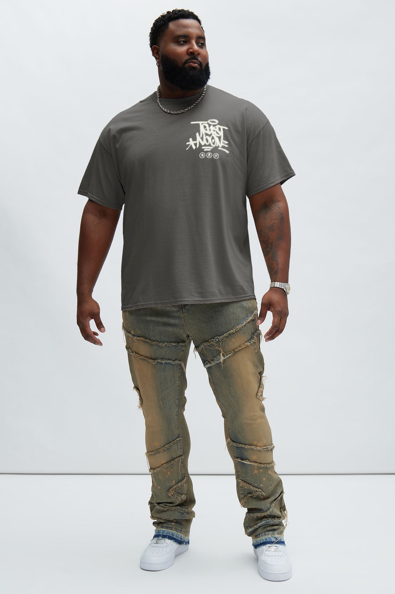 Beware Of Snakes Short Sleeve Tee - Charcoal - Image 7