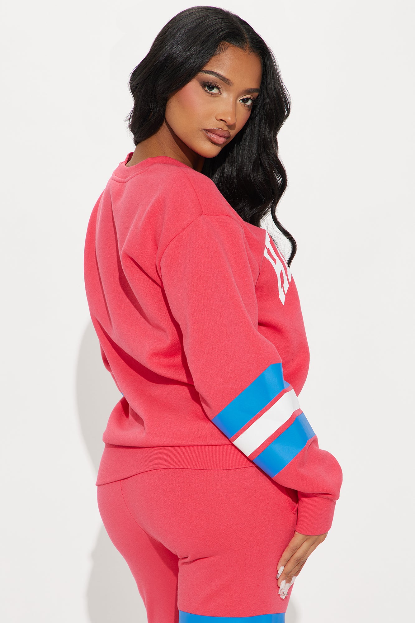 Hello Kitty Pull Over Sweatshirt - Red/combo - Image 3