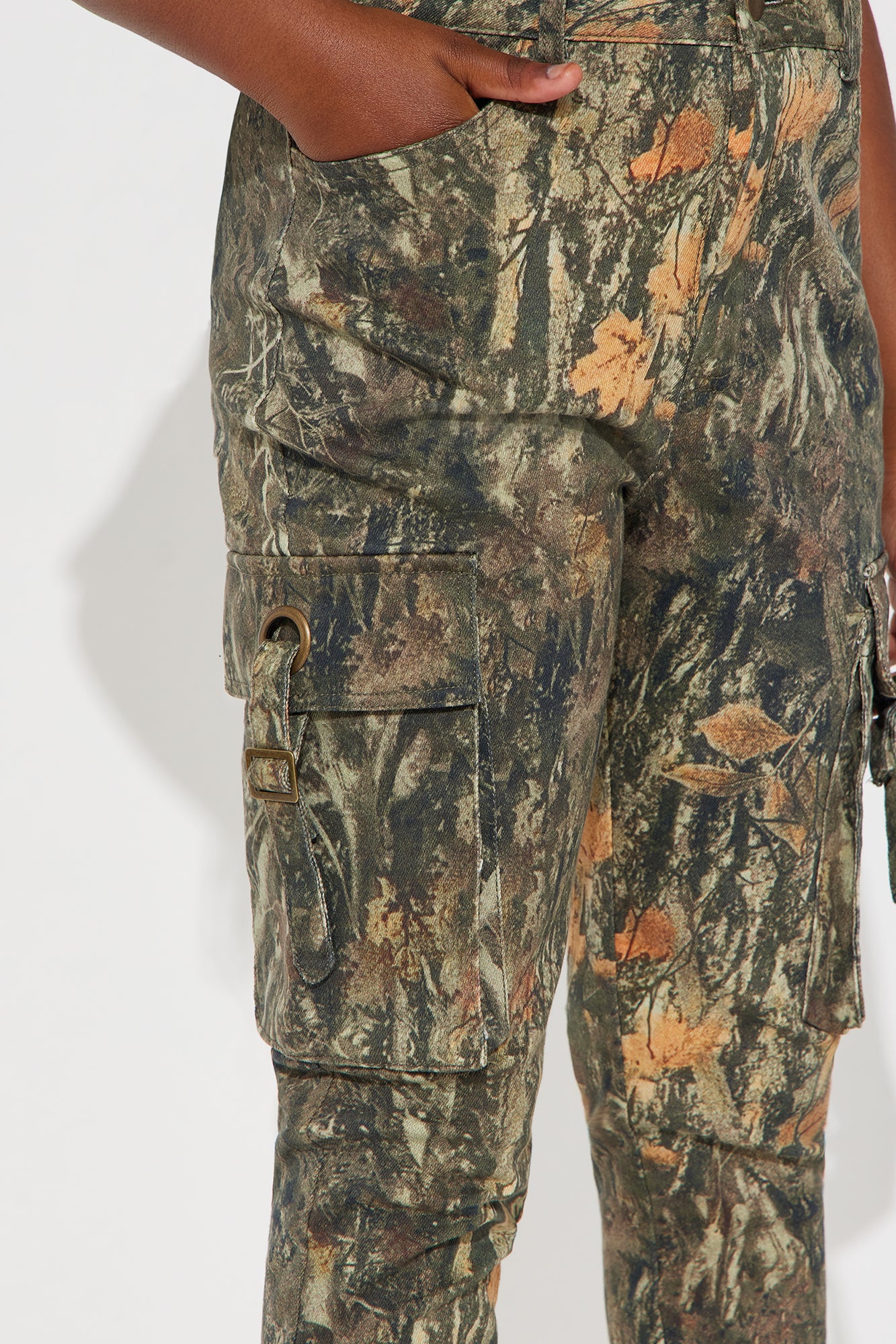 Mini Day N Night Cargo Skinny Pant - Green/combo - Image 3
