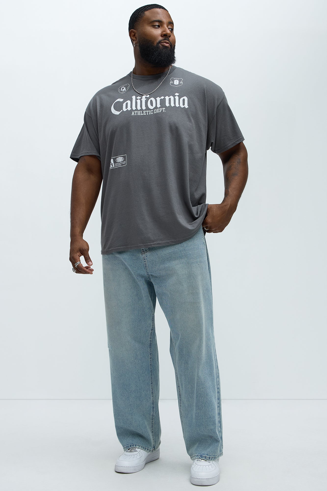 Cali Athletic Dept. Short Sleeve Tee - Charcoal - Image 5