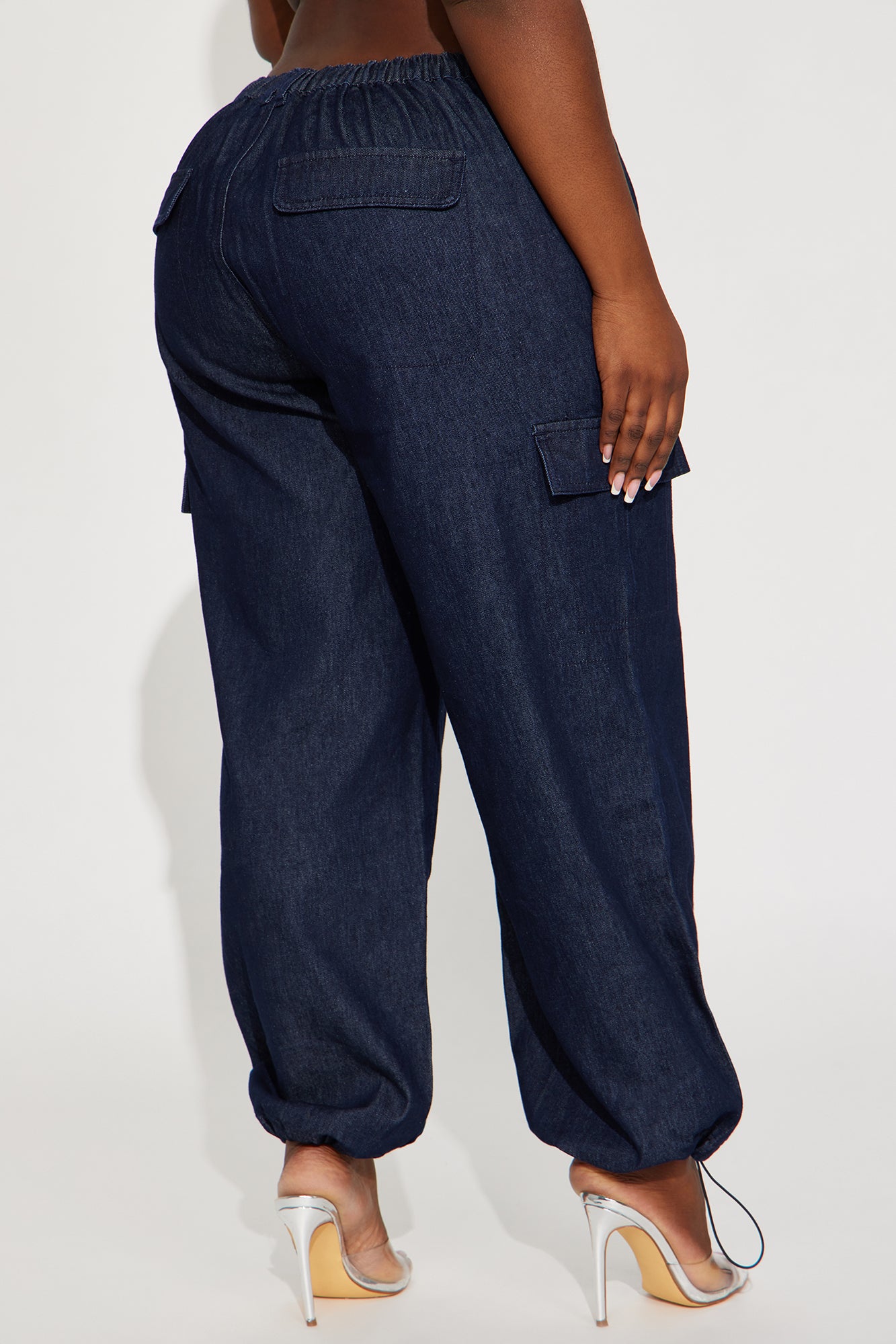 High Road Denim Jogger Jeans - Dark Wash - Image 6